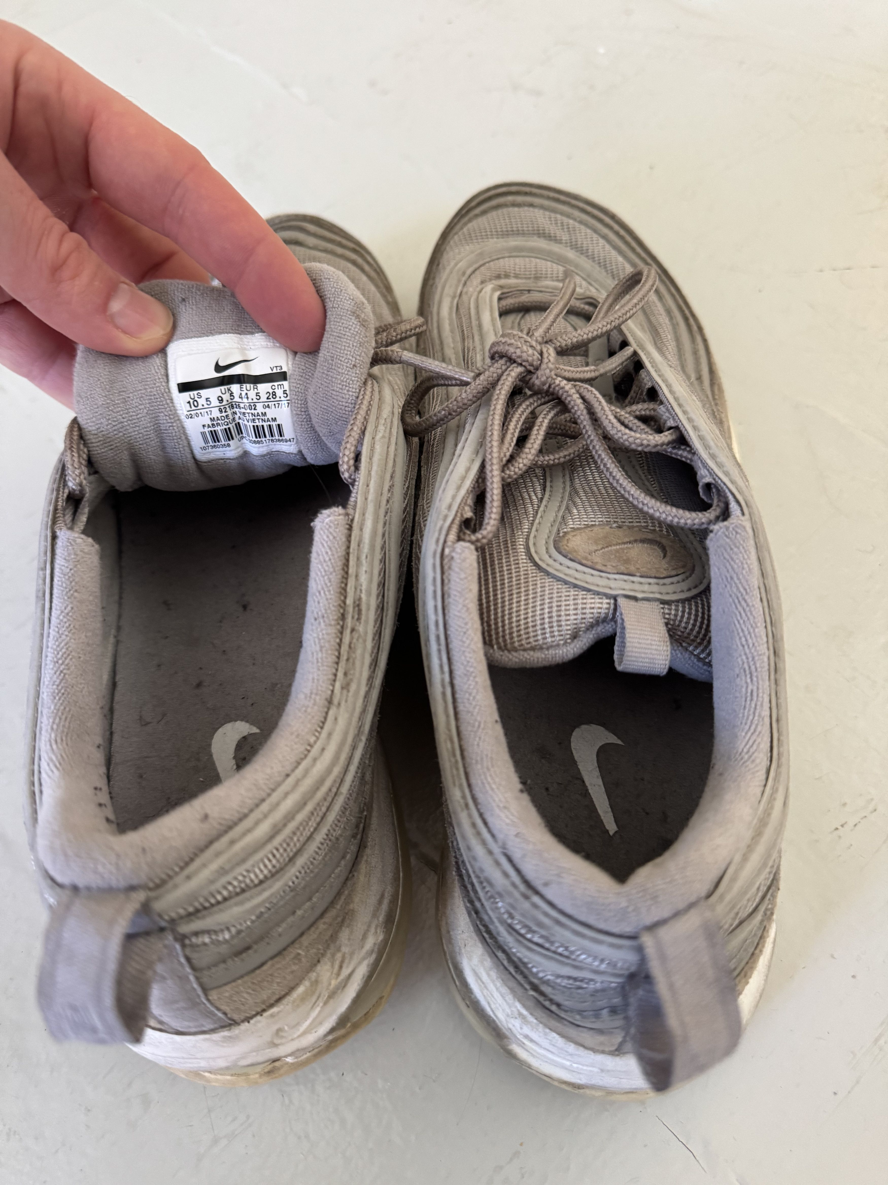 Nike Nike Air Max 97 Suede Grey Size US 10.5 / EU 43-44 - 3 Thumbnail