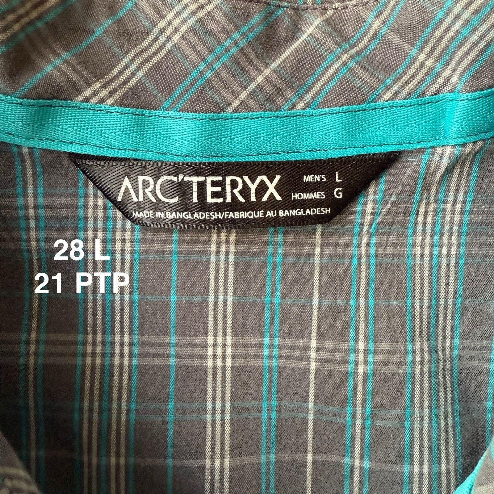 Arc'teryx Arc'teryx Peakline Shirt Large Multicolor Gray Utility Size US L / EU 52-54 / 3 - 7 Thumbnail