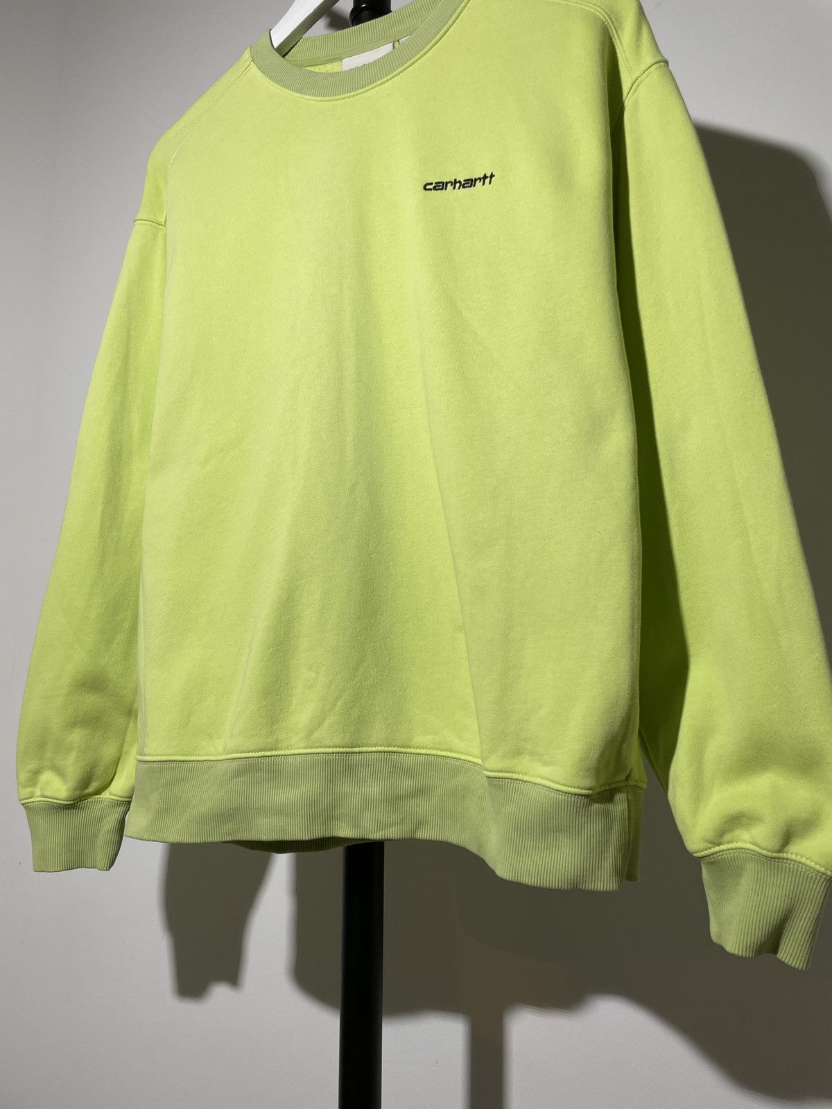 Carhartt × Vintage CARHARTT WIP SMALL LOGO NEON SWEATSHIRT Size US S / EU 44-46 / 1 - 7 Thumbnail