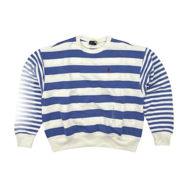 Polo Ralph Lauren Polo Ralph Lauren Unisex Wide Stripe Long Sleeve Sweatshirt Size US S / EU 44-46 / 1 - 1 Thumbnail