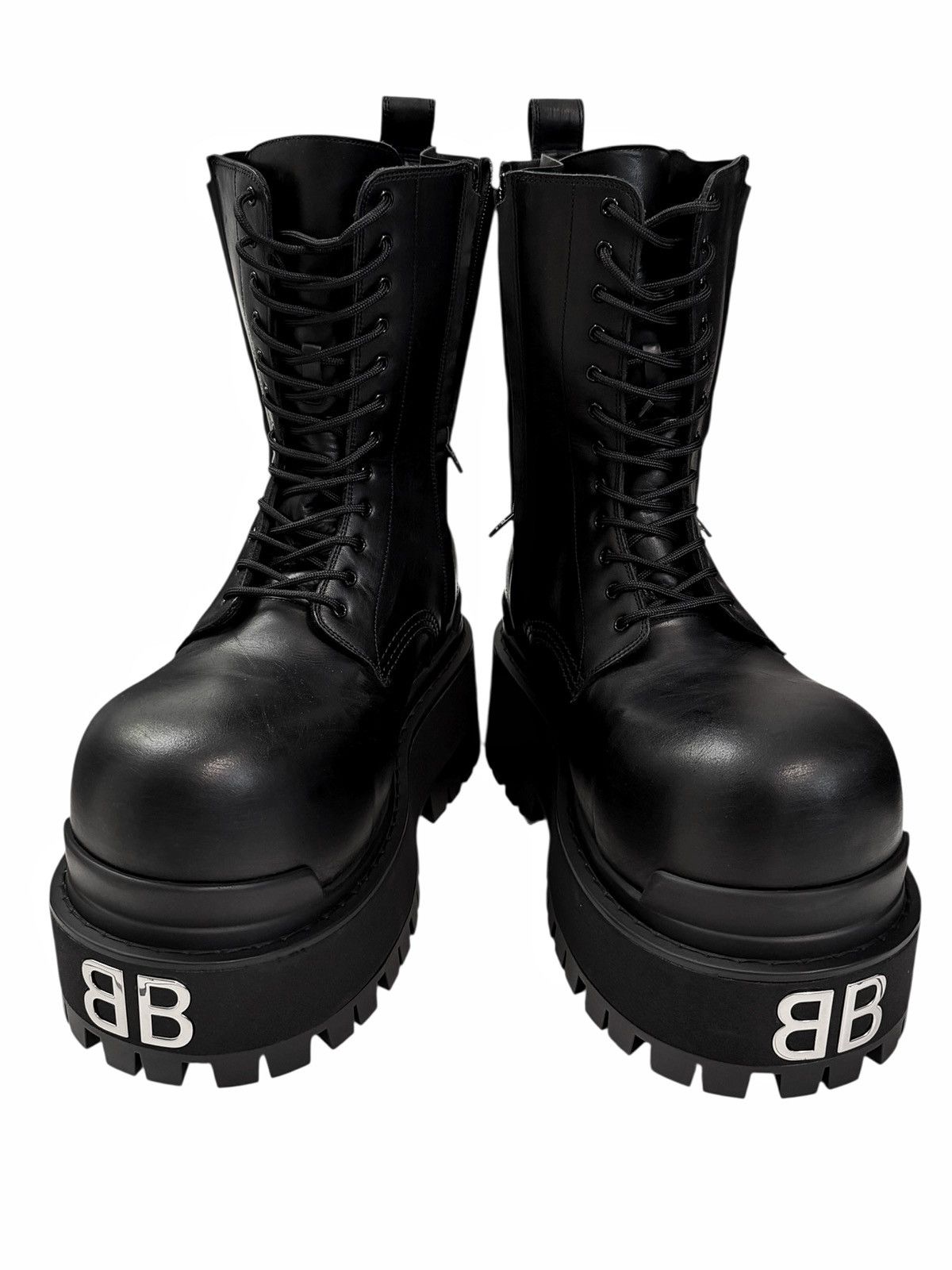 Balenciaga RARE 80MM Giant Platform Stomper Boot Worn Out Size US 10 / EU 43 - 3 Thumbnail
