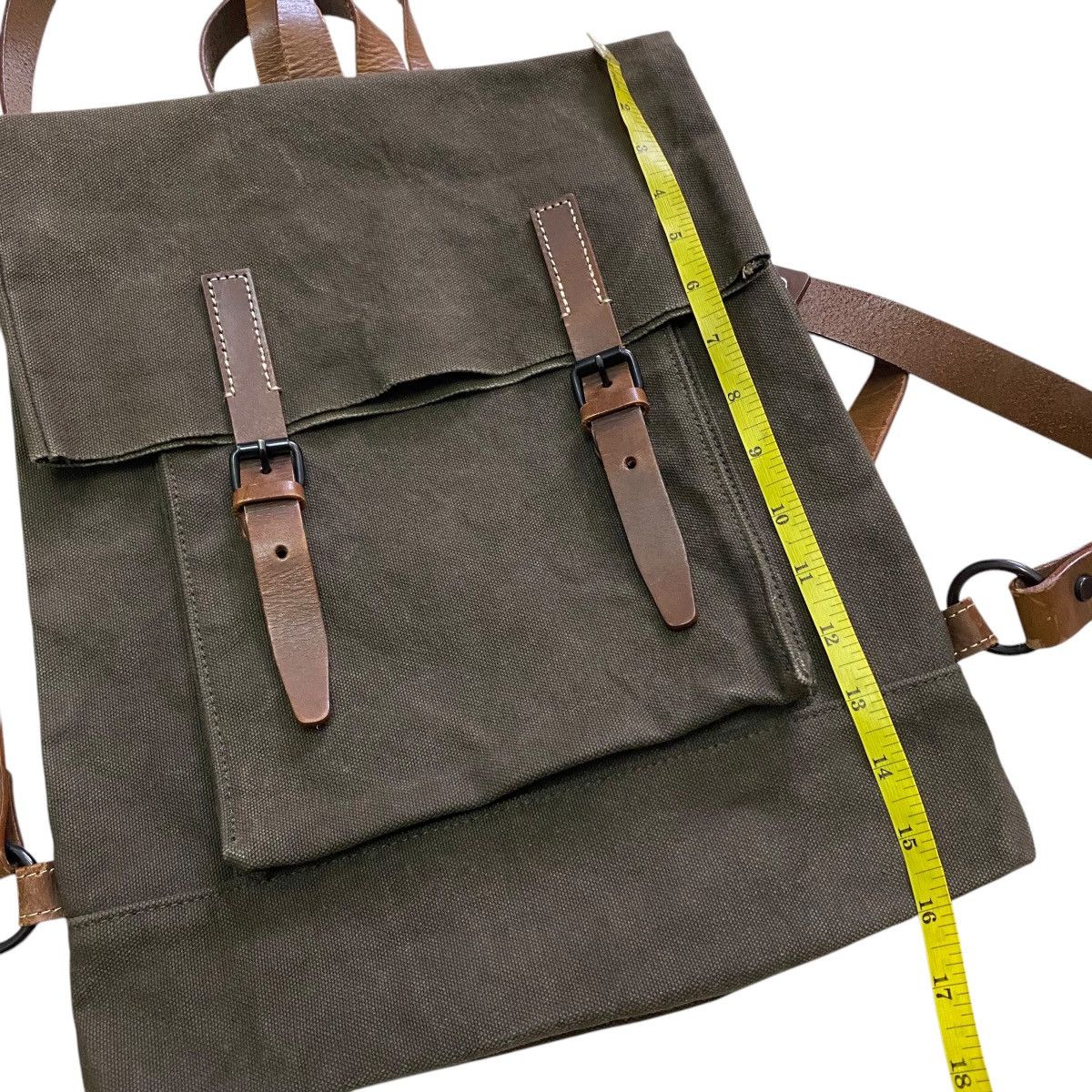 Designer × Japanese Brand × Vintage Baggy Port Backpack Heavy Canvas Size ONE SIZE - 7 Thumbnail