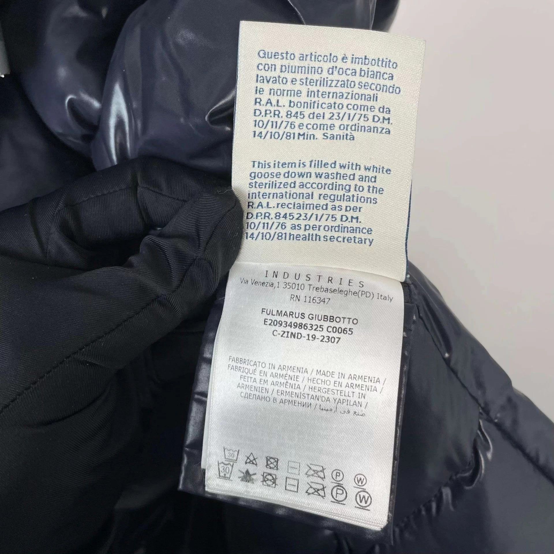 Moncler Moncler down puffer jacket 0 US navy sporty Size XS / US 0-2 / IT 36-38 - 7 Thumbnail