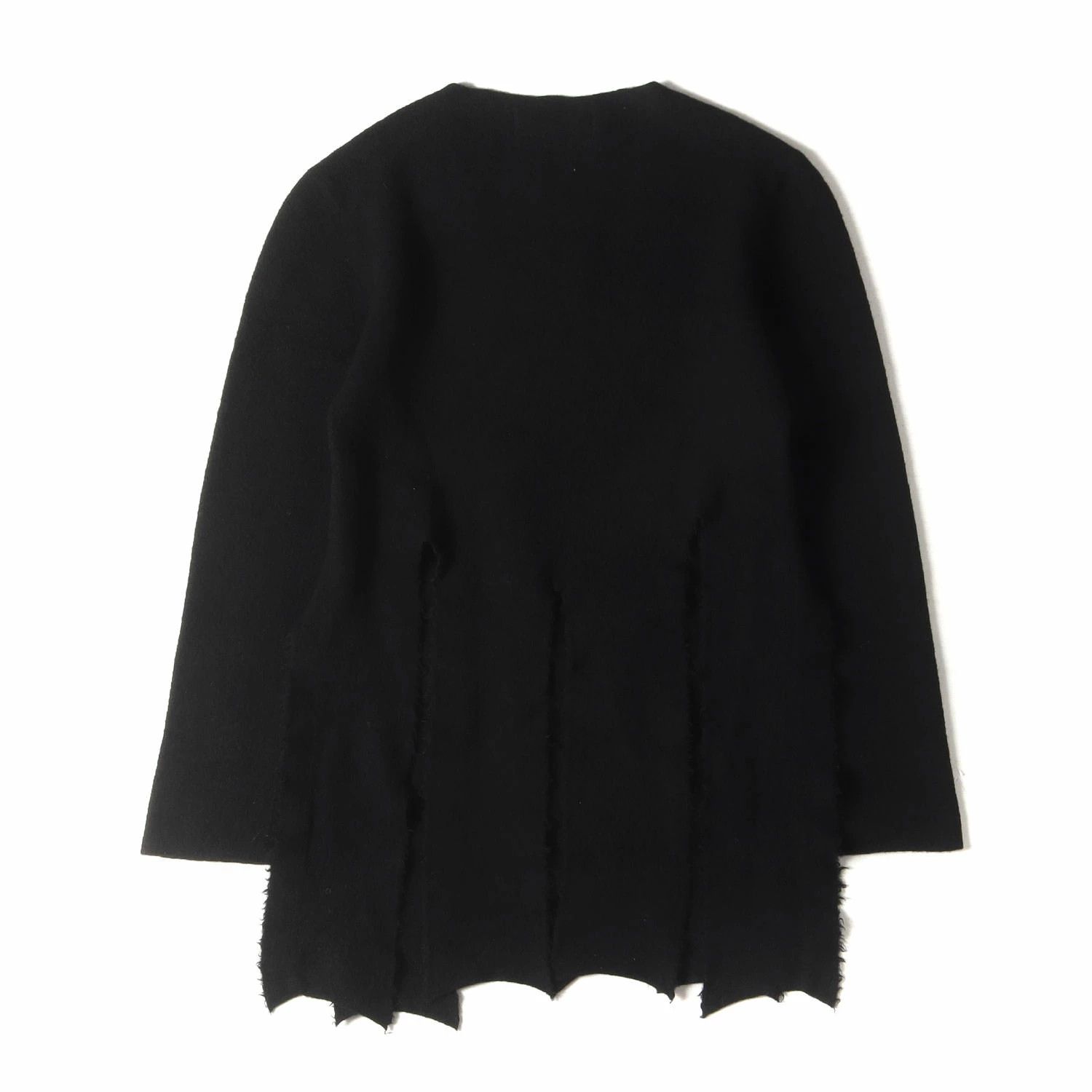 Comme des Garcons Homme Plus Sweater Wool Felted Striped Knit Size US M / EU 48-50 / 2 - 2 Thumbnail