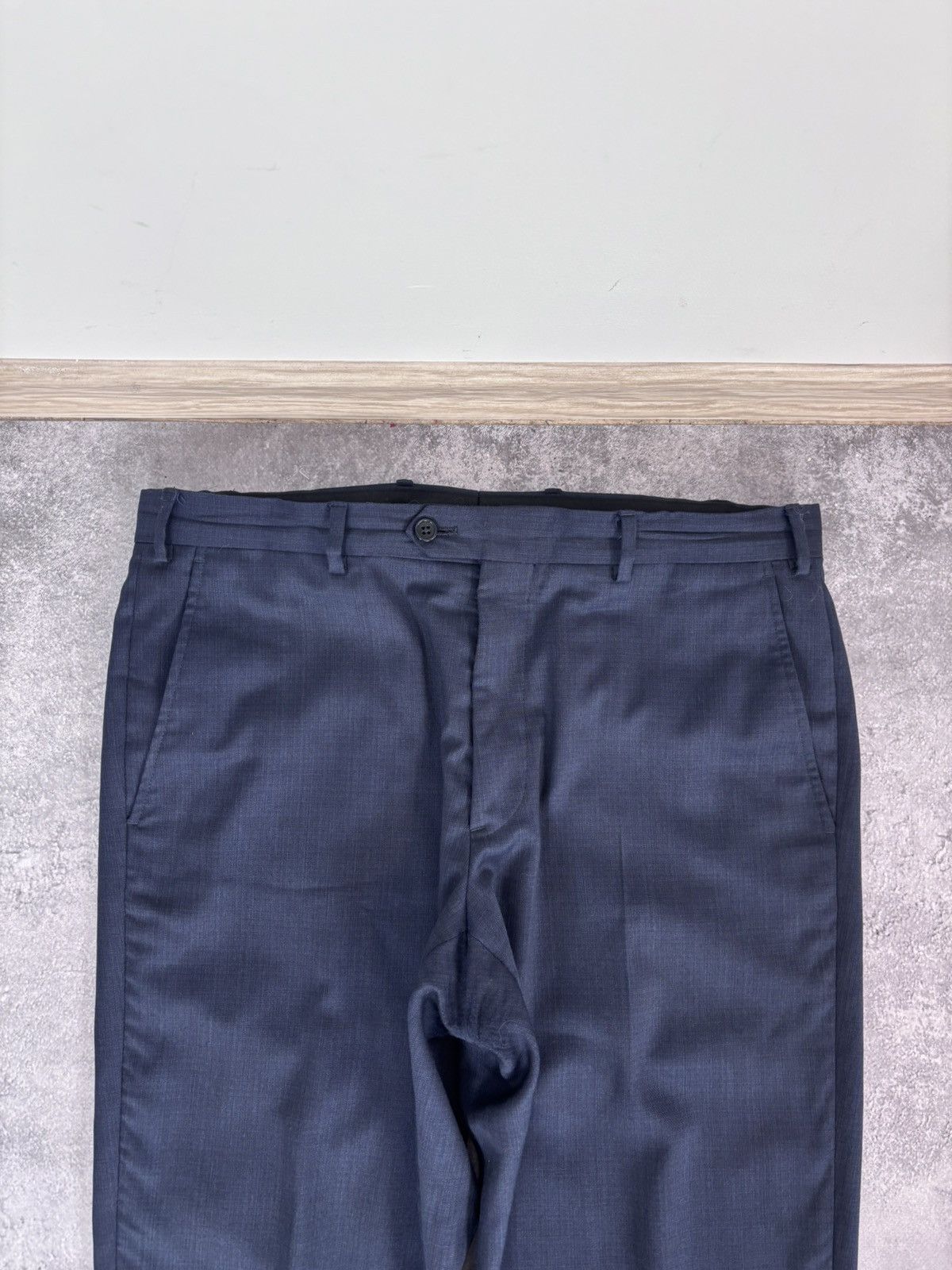Armani Collezioni Armani Collezioni Men’s 2-Piece Navy Blue Wool Suit Size 40R - 20 Thumbnail