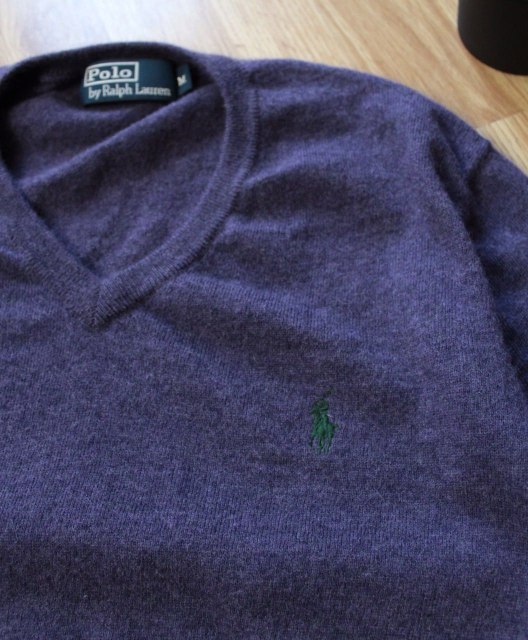 Polo Ralph Lauren × Vintage 🔥 Polo Ralph Lauren Wool Sweater V-neck Pullover Size US M / EU 48-50 / 2 - 1 Thumbnail