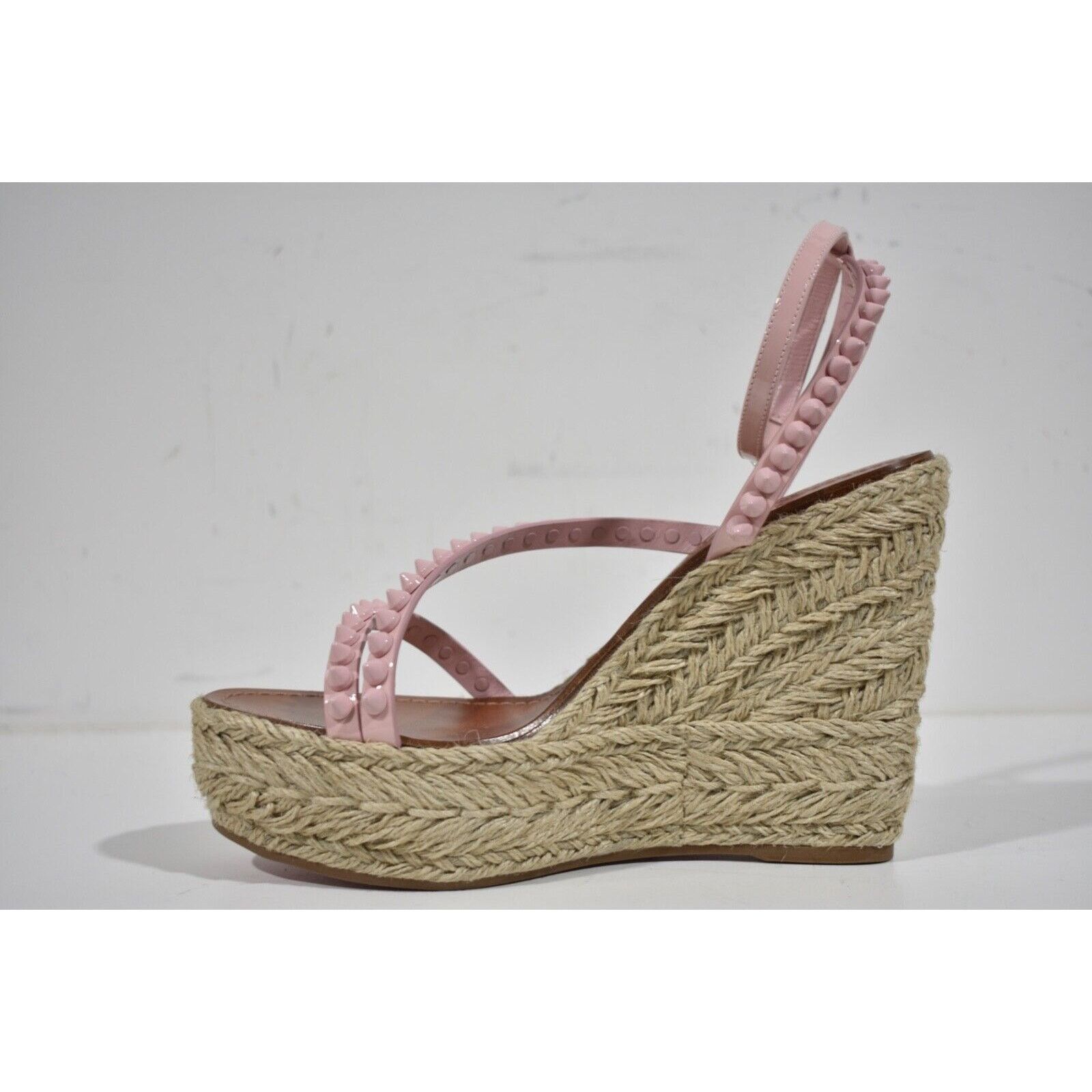 Christian Louboutin Mafaldina Zeppa 120 Rosy Pink Platform Wedge Sandal 41 Size US 11 / IT 41 - 9 Thumbnail