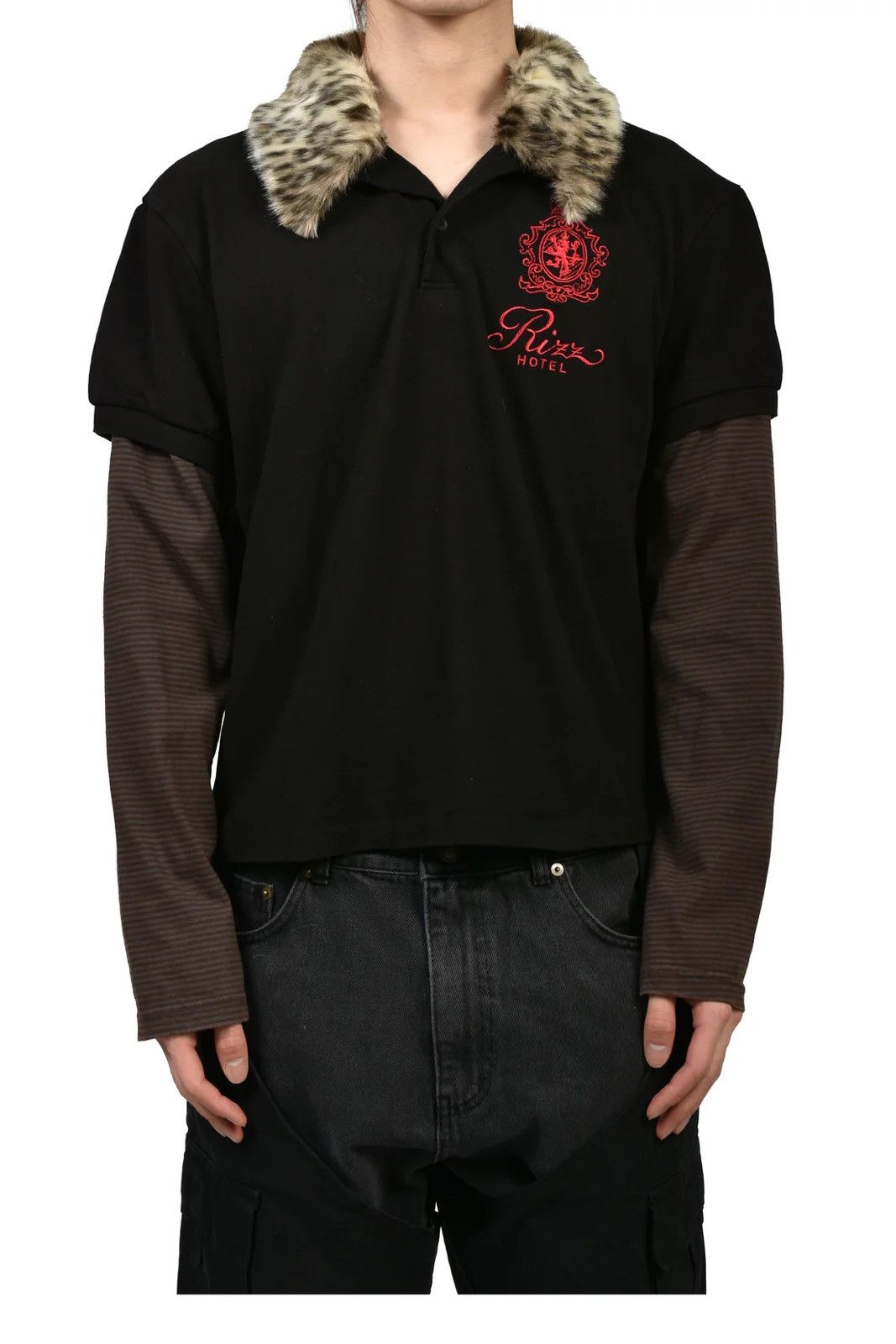 PROJECT G/R Protocol Index FUR COLLAR LAYERED POLO PROJECT GR size 1 Size US S / EU 44-46 / 1 - 3 Thumbnail