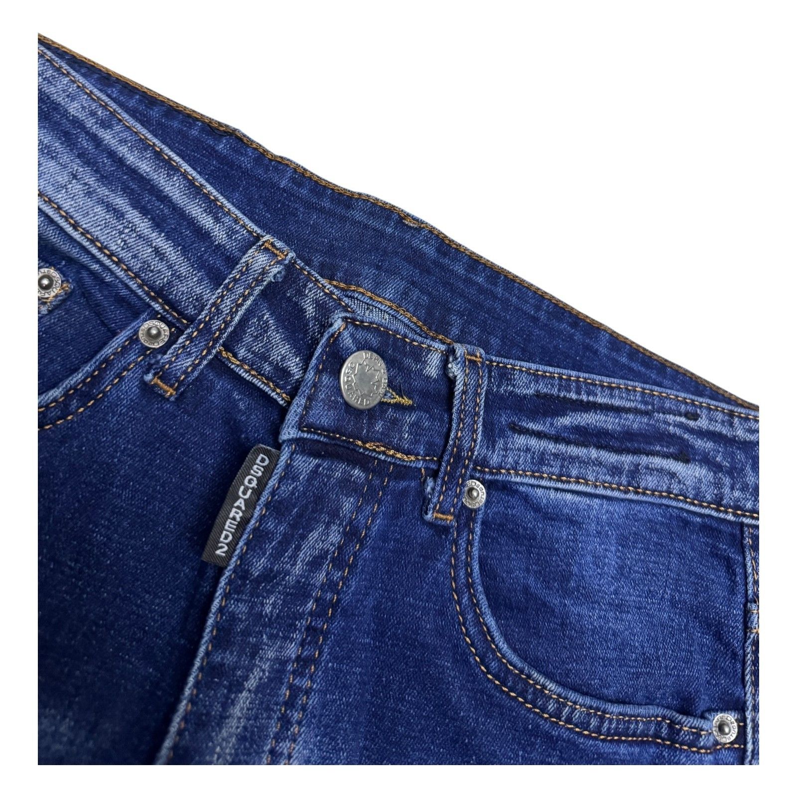 Dsquared2 DSQUARED2 x VITKAC Vintage Luxury Skinny Denim Jeans 32x30 Size 32" / US 10 / IT 46 - 6 Thumbnail