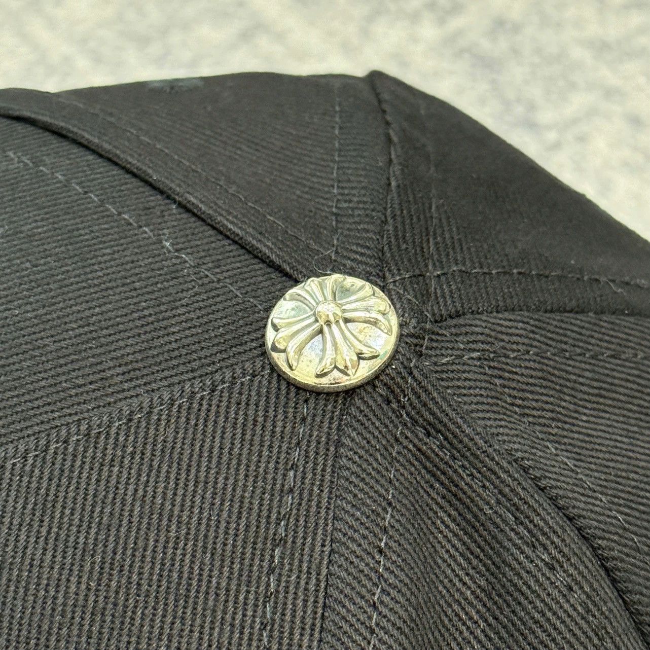 Chrome Hearts Chrome Hearts Vertical Logo Hat Black denim Size ONE SIZE - 4 Thumbnail
