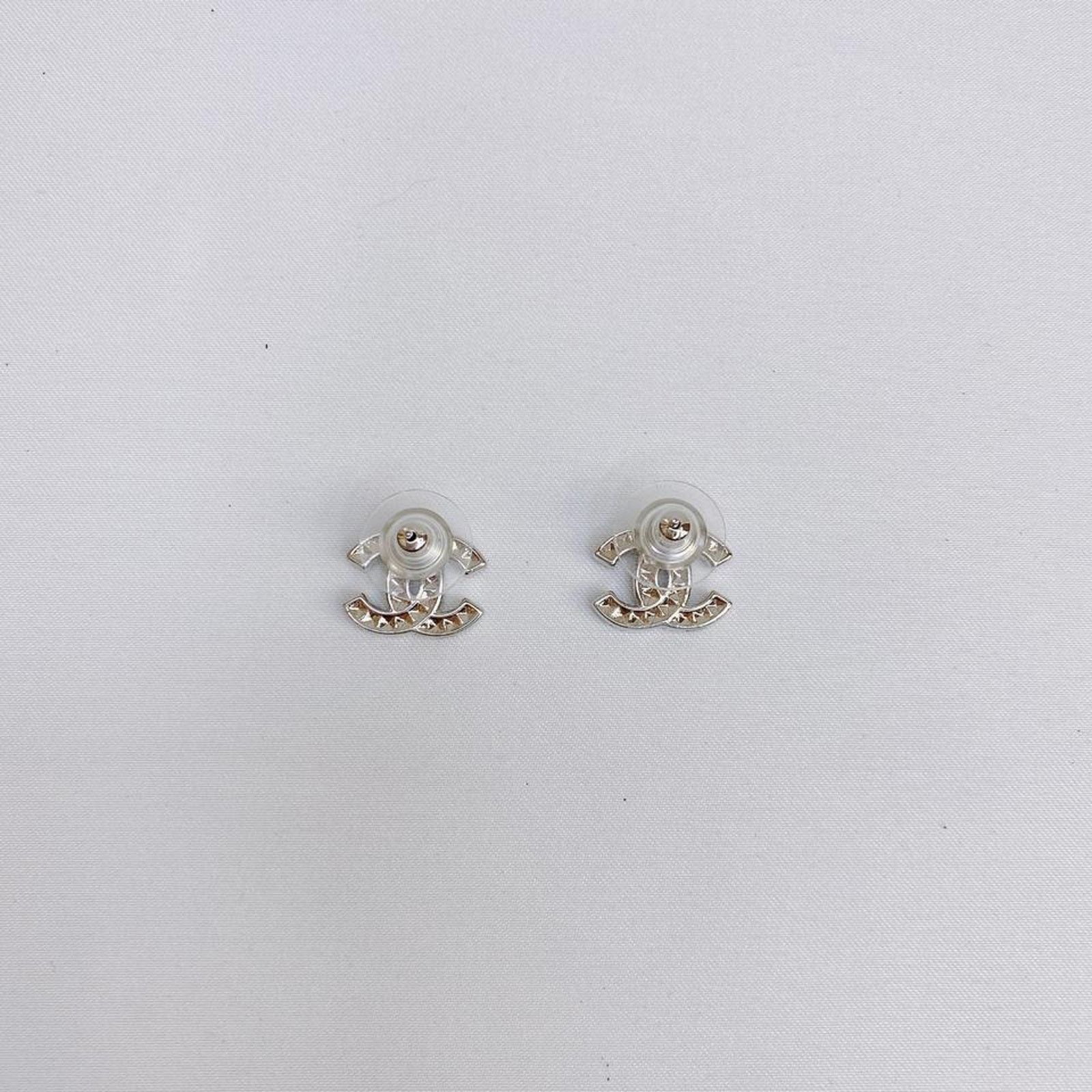 Chanel CC crystal logo earrings Size ONE SIZE - 4 Thumbnail