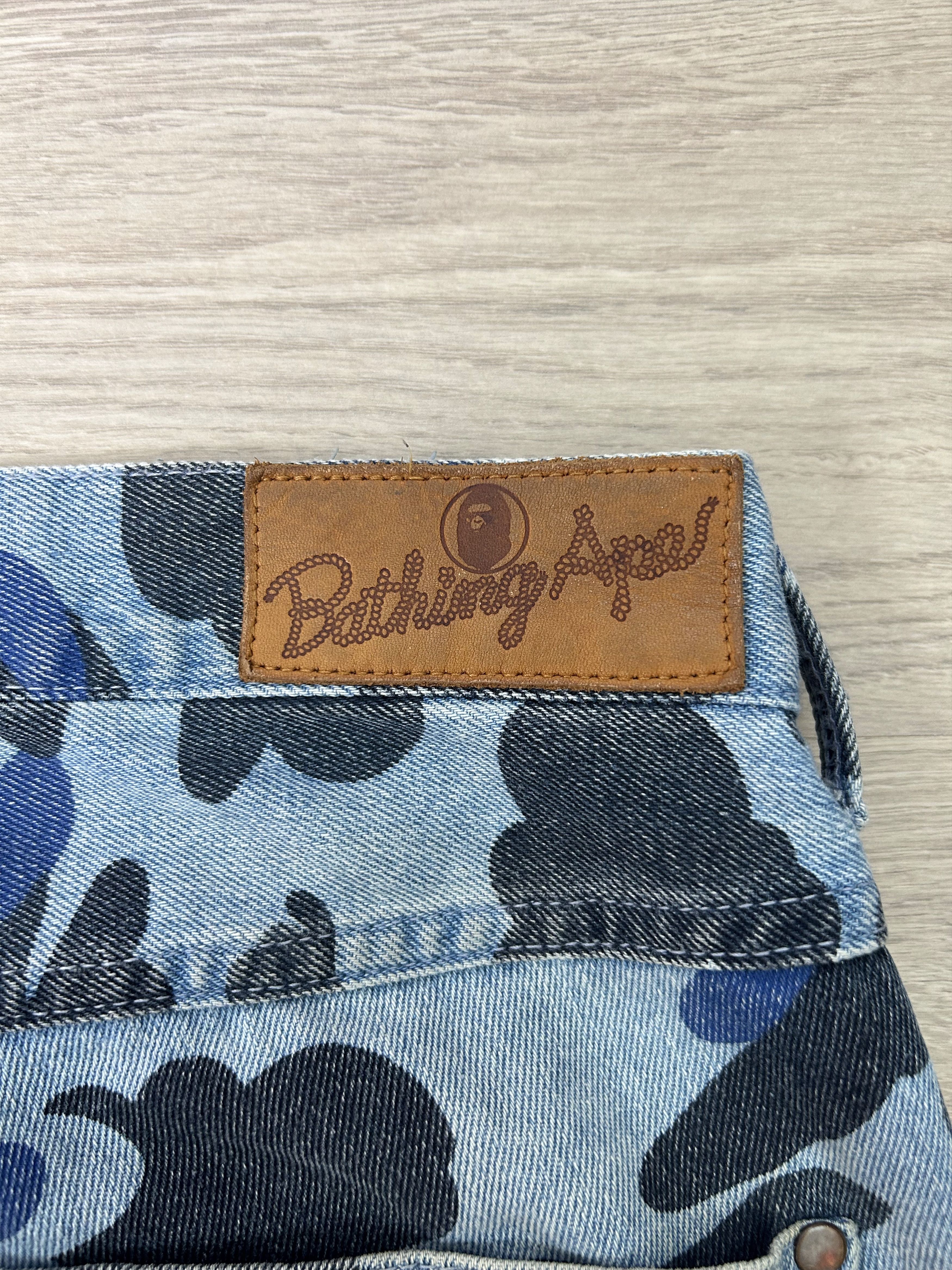 Bape BAPE Color Camo Denim Pants Light Indigo [Size L] Size US 36 / EU 52 - 5 Thumbnail