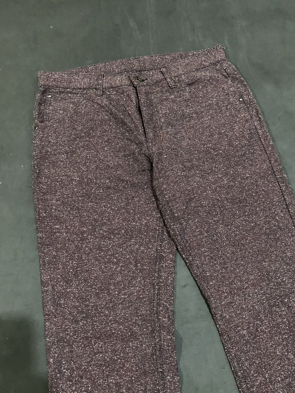 Issey Miyake × Japanese Brand × gomme Maroon Japanese Pants Issey Miyake Size US 33 - 2 Thumbnail