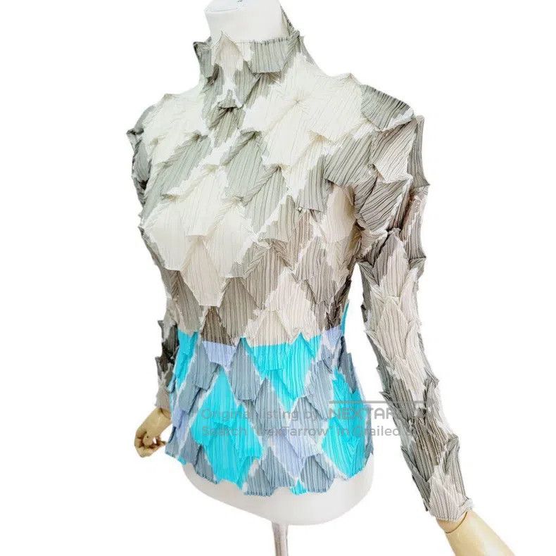 Issey Miyake Issey Miyake Color-block Long Sleeve Size M / US 6-8 / IT 42-44 - 3 Thumbnail