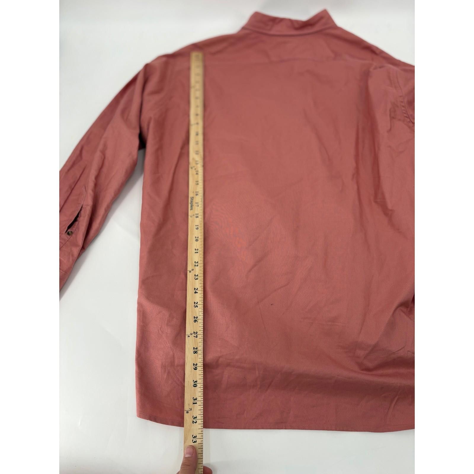 Proper Cloth Proper Cloth Mens XXL Pink Cotton Button Down Shirt Size US XXL / EU 58 / 5 - 3 Thumbnail