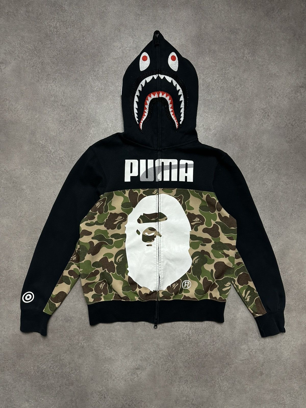 Bape × Puma Bape x Puma Shark Hoodie | Grailed