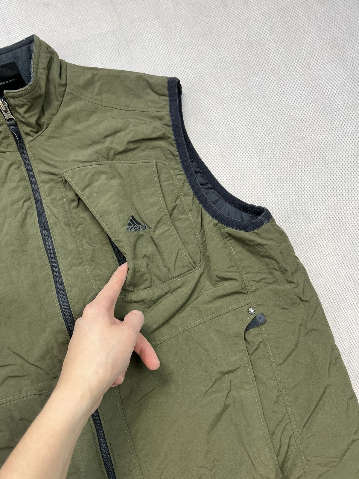 Adidas × Vintage Jacket Vest Adidas vintage logo pocket Size US M / EU 48-50 / 2 - 2 Thumbnail