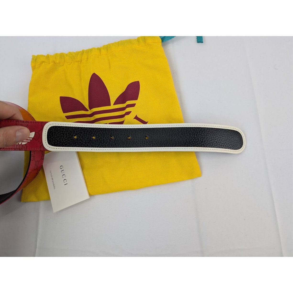 Adidas × Gucci o1rshd1 Size: 75 / M Belt W.40 GG Mar in Black Size 30 - 17 Thumbnail