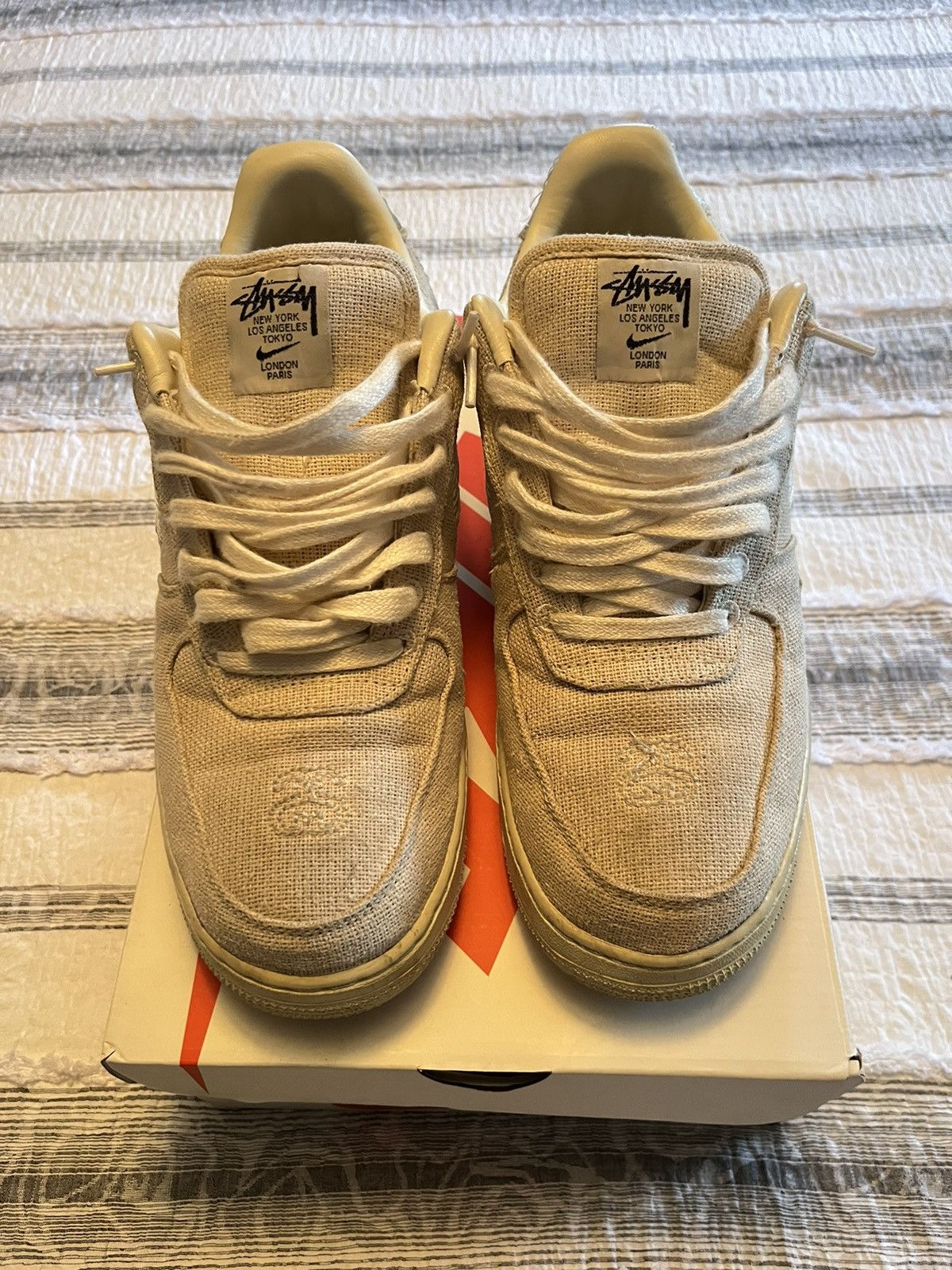 Nike × Stussy STUSSY FOSSIL AIR FORCE ONE Size US 10.5 / EU 43-44 - 2 Thumbnail