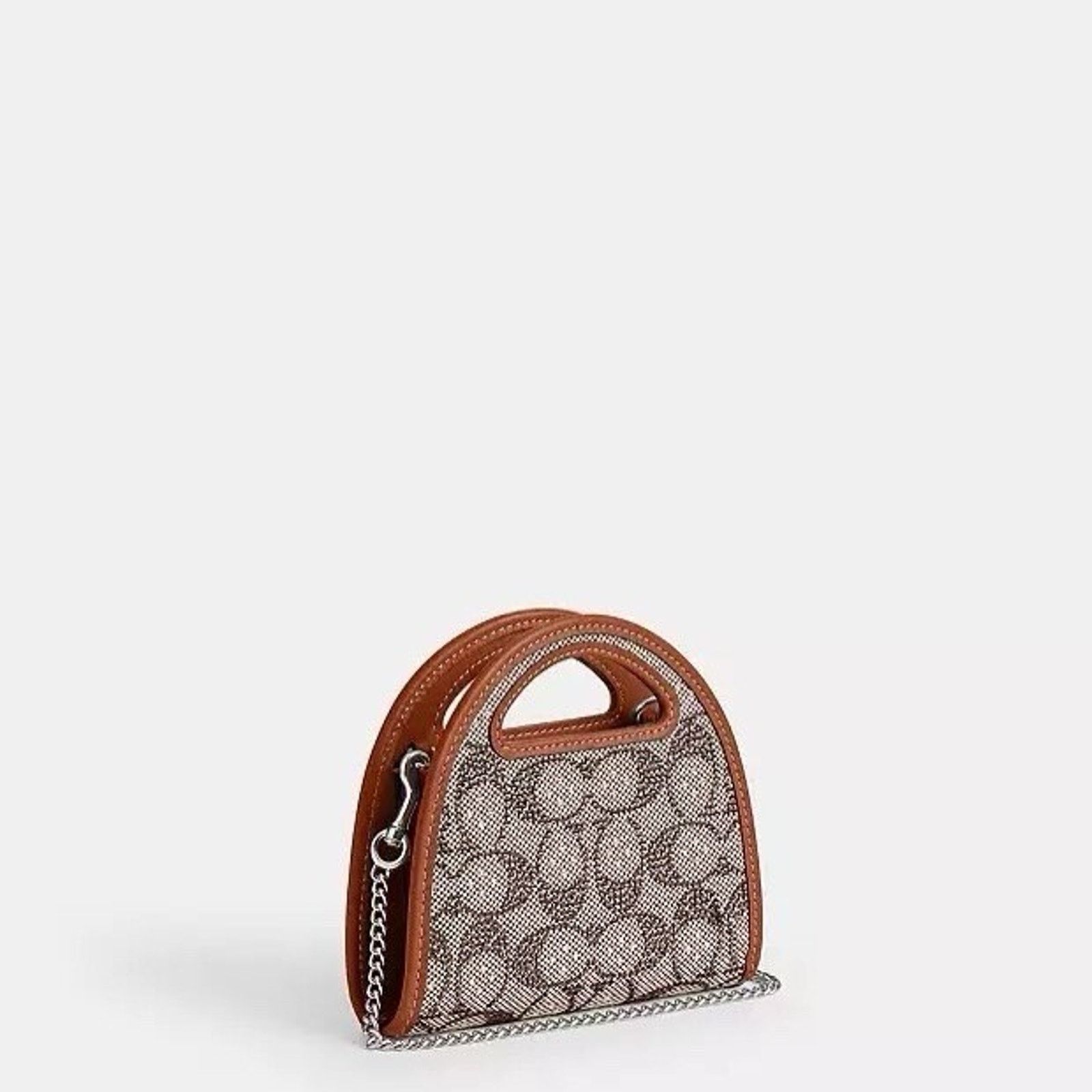 Coach NWT Limited Coach Card Case Crystal Signature Jacquard CX243 Size ONE SIZE - 8 Thumbnail
