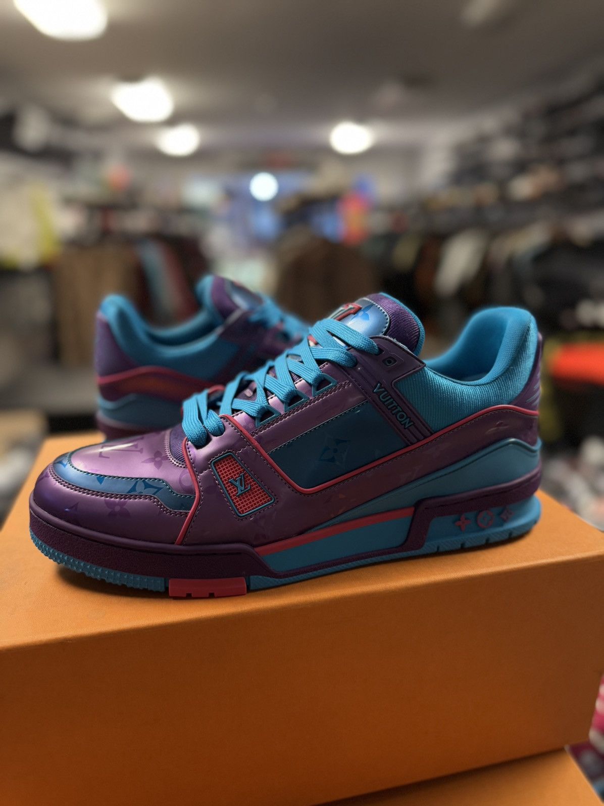 Louis Vuitton Louis Vuitton Virgil Abloh Trainer Colorful Size 9LV/10US Size US 10 / EU 43 - 4 Thumbnail