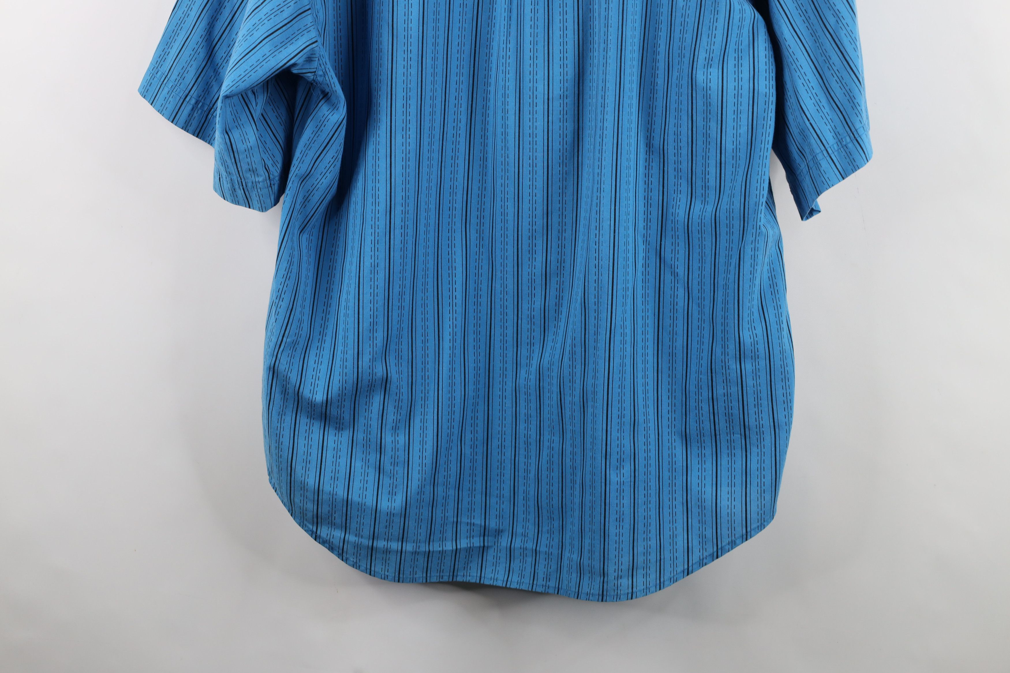 Vintage Vintage 90s Bugle Boy Fit Striped Short Sleeve Button Shirt Size US XL / EU 56 / 4 - 11 Thumbnail