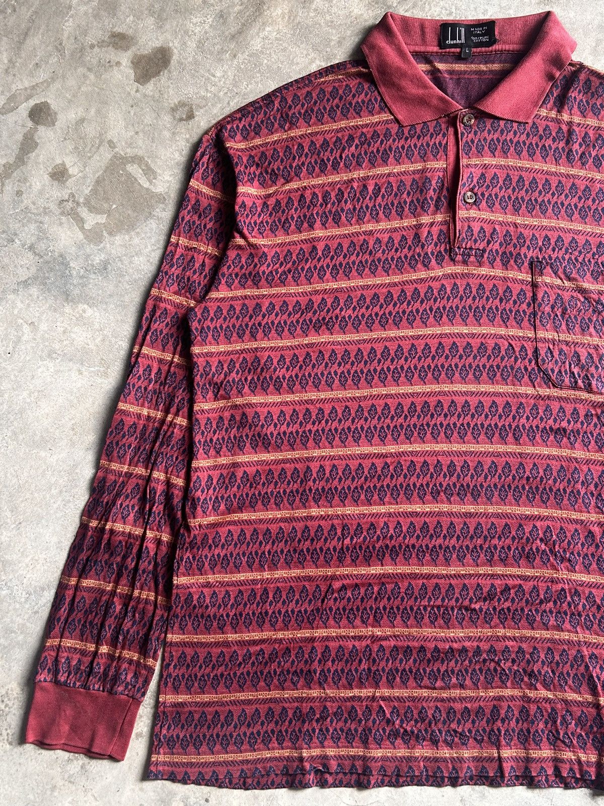 Alfred Dunhill Dunhill Vintage Polo Longsleeve Size US M / EU 48-50 / 2 - 3 Thumbnail