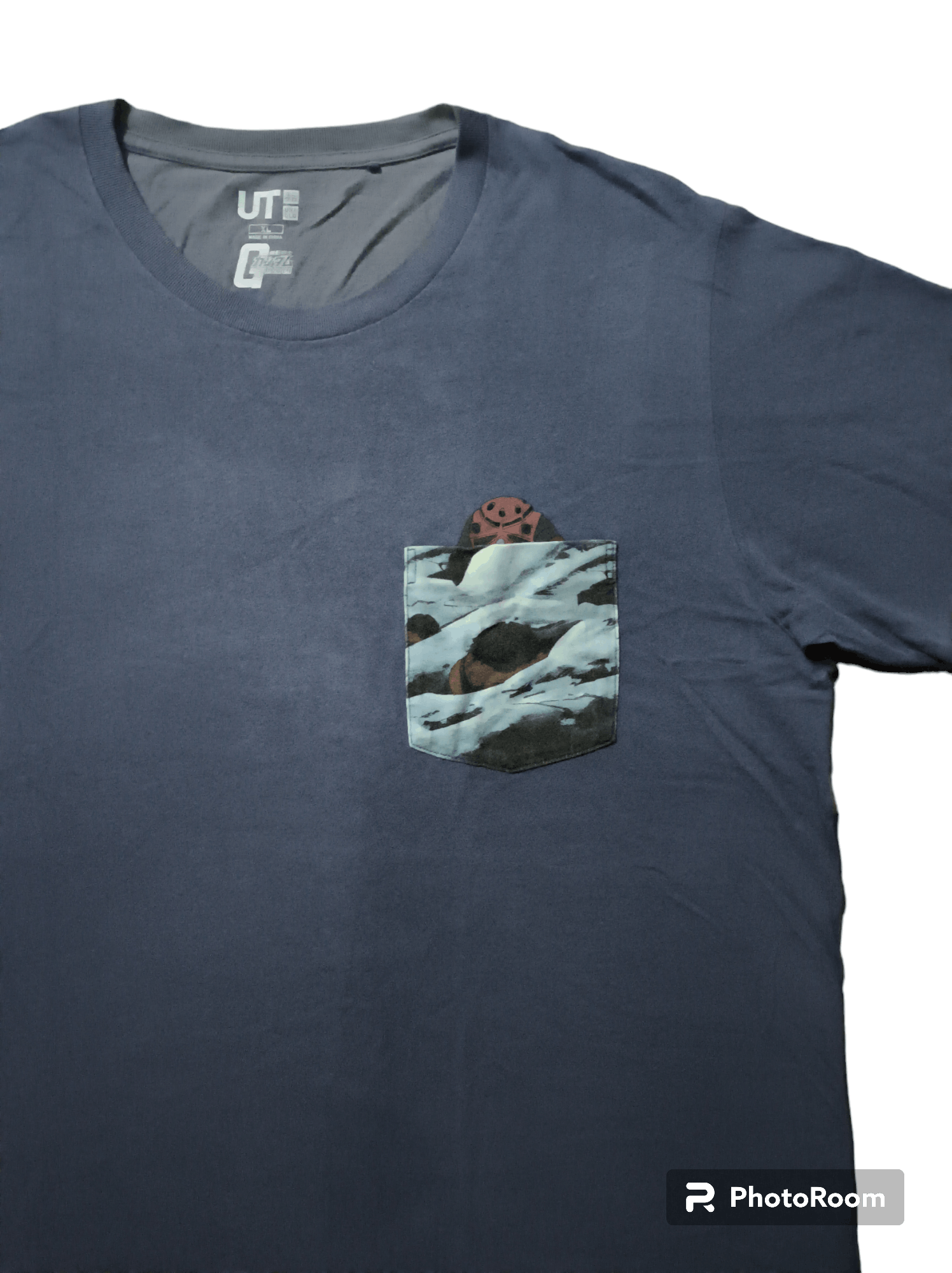 Anime × Cartoon Network × Japanese Brand RARE Uniqlo UT Gundam Pocket Tee T Shirt Size US XL / EU 56 / 4 - 2 Thumbnail