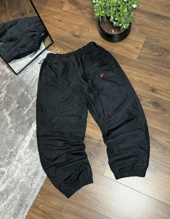 Nike 00s Nike Vintage Nylon Joggers Airmax Pants Y2K Drill | Grailed