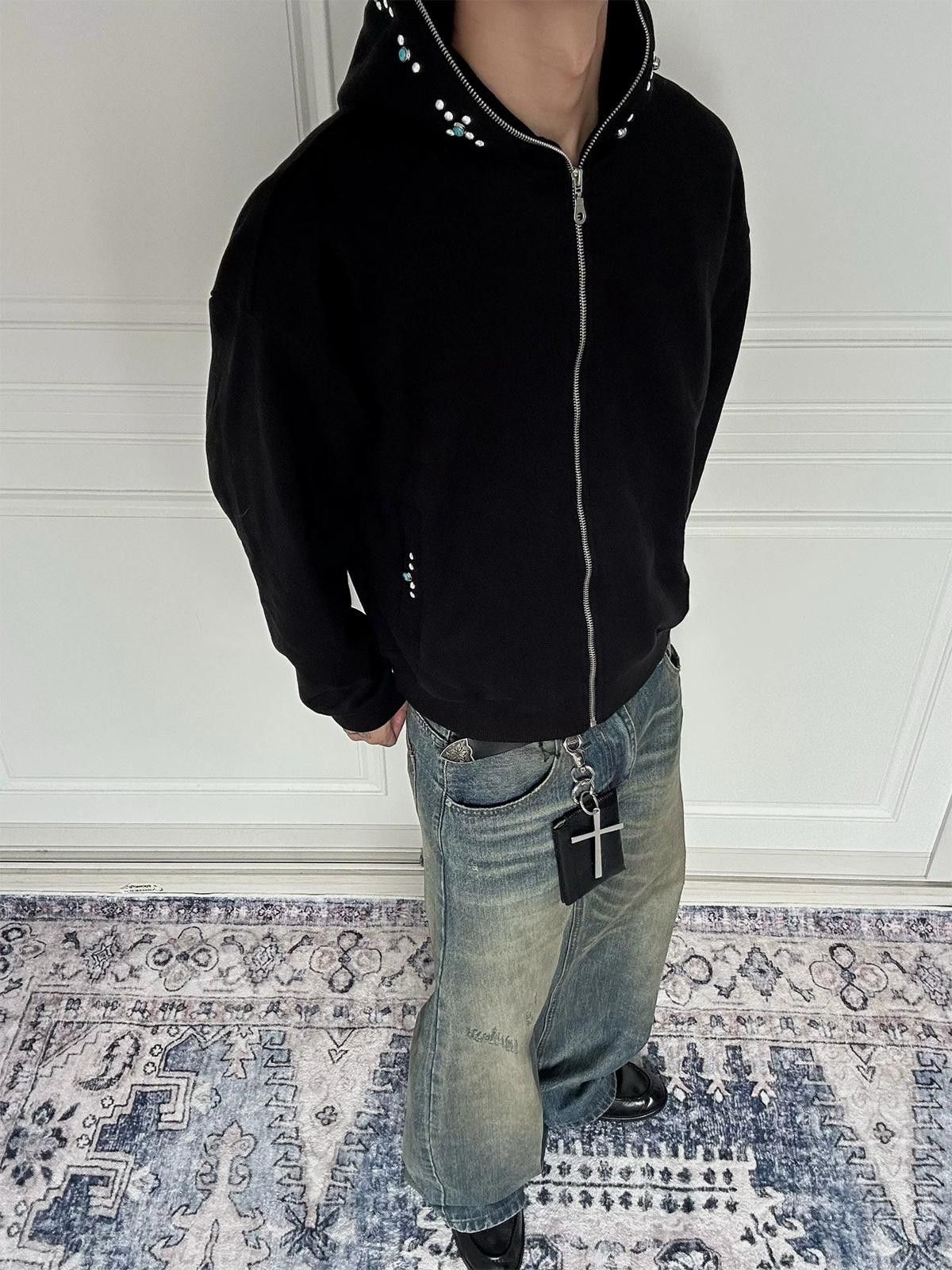Other Boxy Sapphire Hooded Zip Hoodie Size US M / EU 48-50 / 2 - 10 Thumbnail