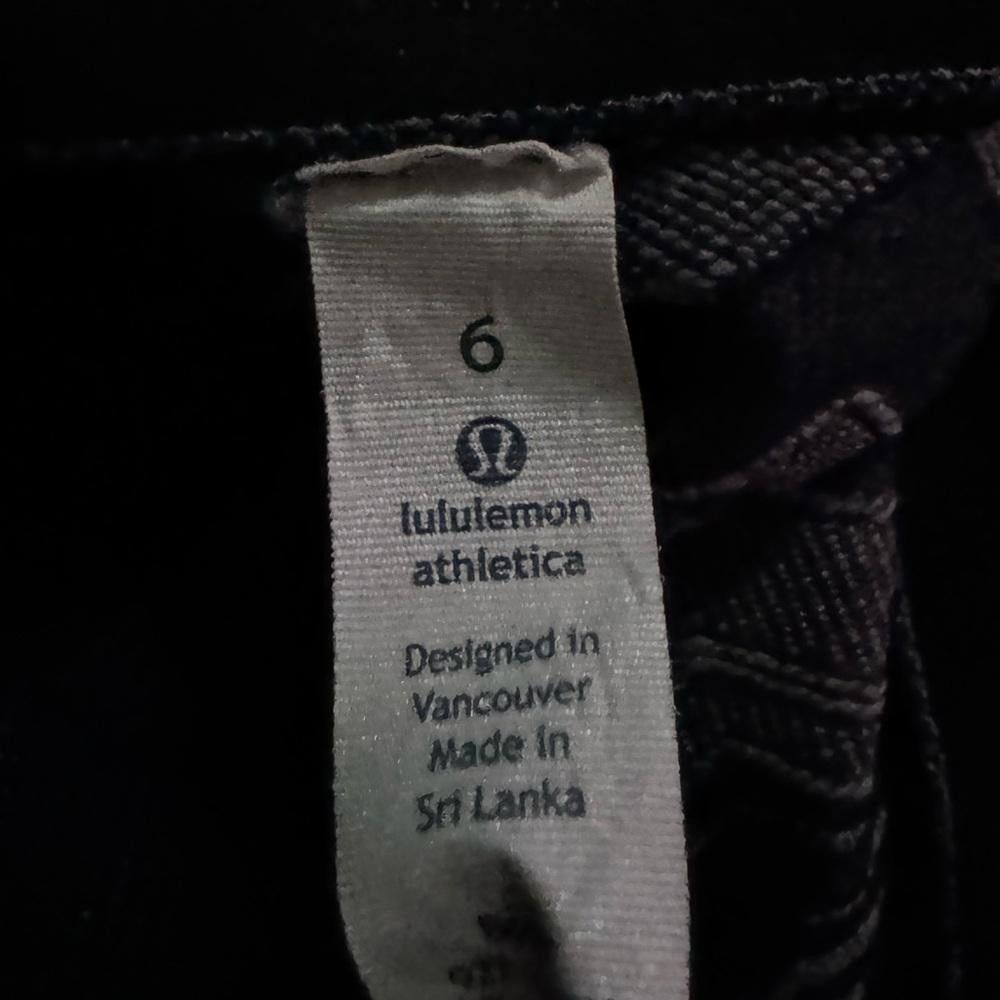 Lululemon Lululemon Black Gray Leggings Seamless Women’s Size 6 Size 28" / US 6 / IT 42 - 4 Thumbnail