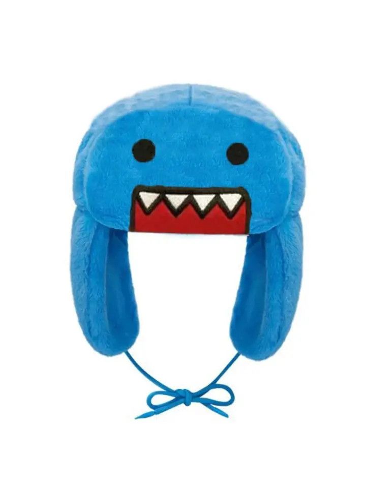 Japanese Brand × Vintage Y2K Cartoon Anime blue Kun Hat Ushanka Hat Cute Winter Hat Size ONE SIZE - 1 Thumbnail