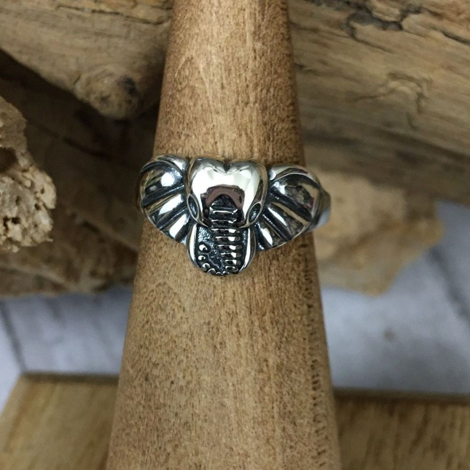 The Unbranded Brand Elephant Head Sterling Silver Toe Ring Size ONE SIZE - 2 Thumbnail
