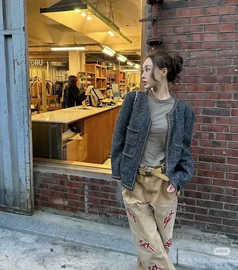 Chanel Chanel Autumn and winter preview tweed gray chain four-poc Size XXS / US 00 / IT 34 - 4 Thumbnail
