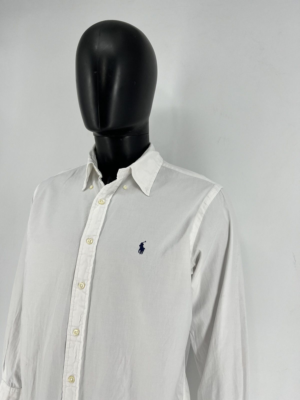 Polo Ralph Lauren × Ralph Lauren × Vintage Vintage White Shirt Polo Ralph Lauren Size XL Rare Size US XL / EU 56 / 4 - 7 Thumbnail