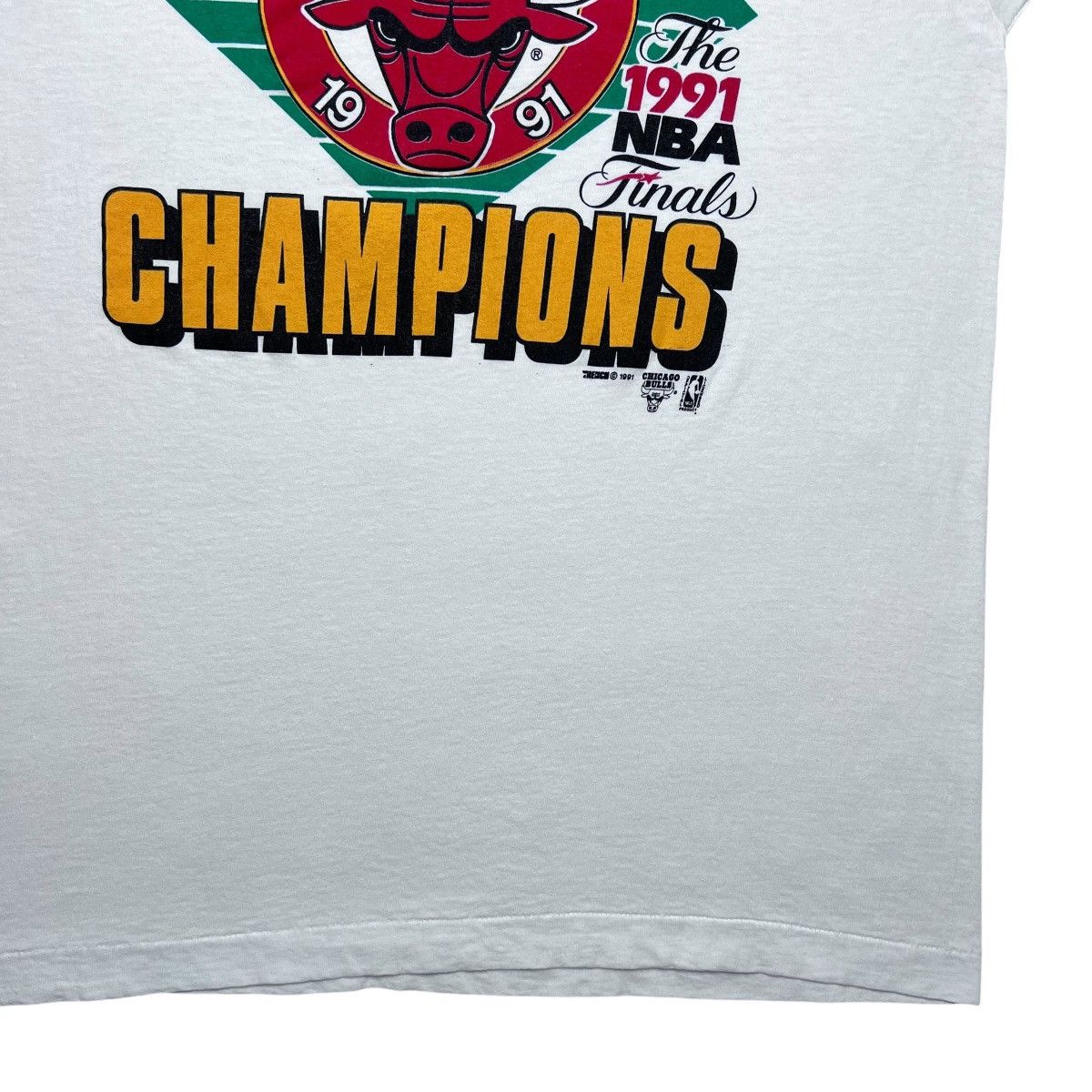 NBA Vtg 1991 NBA Chicago Bulls Eastern Conference Champions Tee Size US XL / EU 56 / 4 - 8 Thumbnail