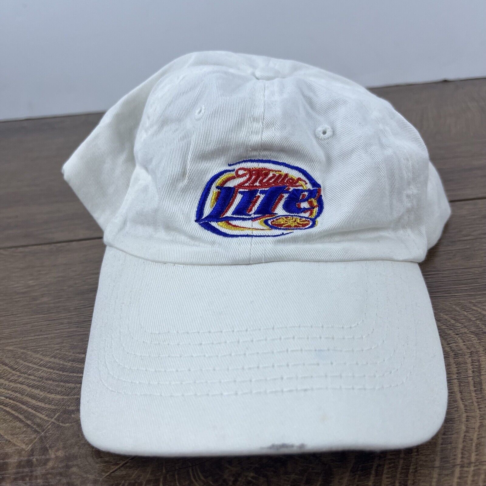 Other Miller Lite White Hat Miller White Cap Hat Adjustable Hat Wh Size ONE SIZE - 3 Thumbnail