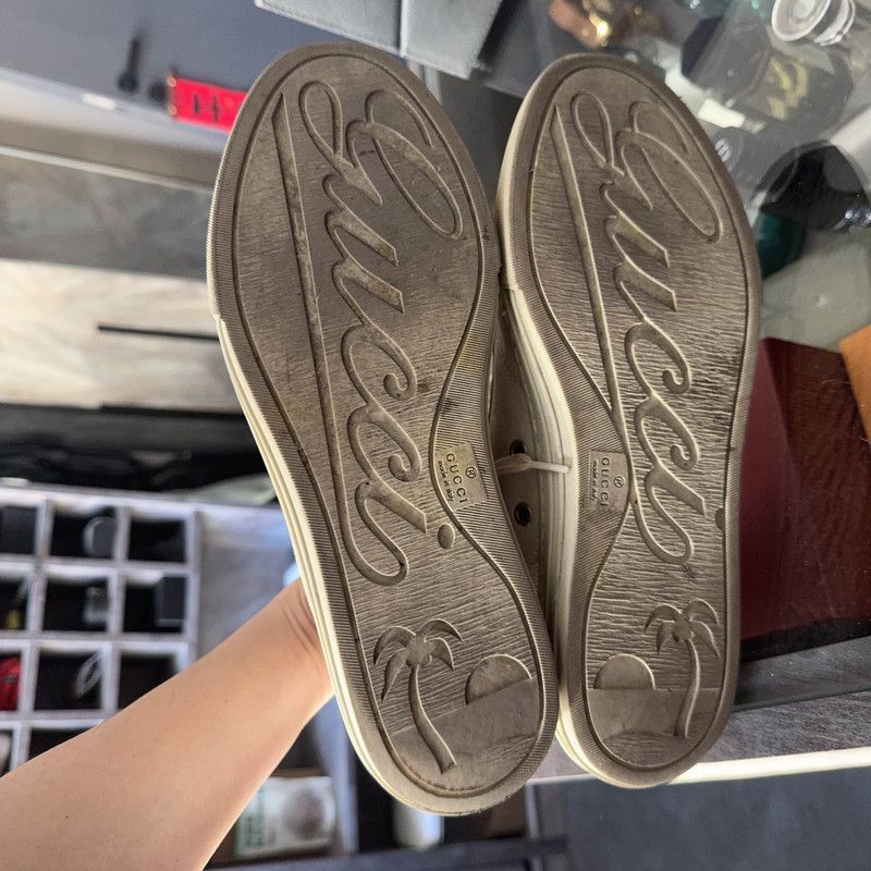 Gucci Gucci Vintage High-Top Sneakers in White Size US 8 / EU 41 - 3 Thumbnail