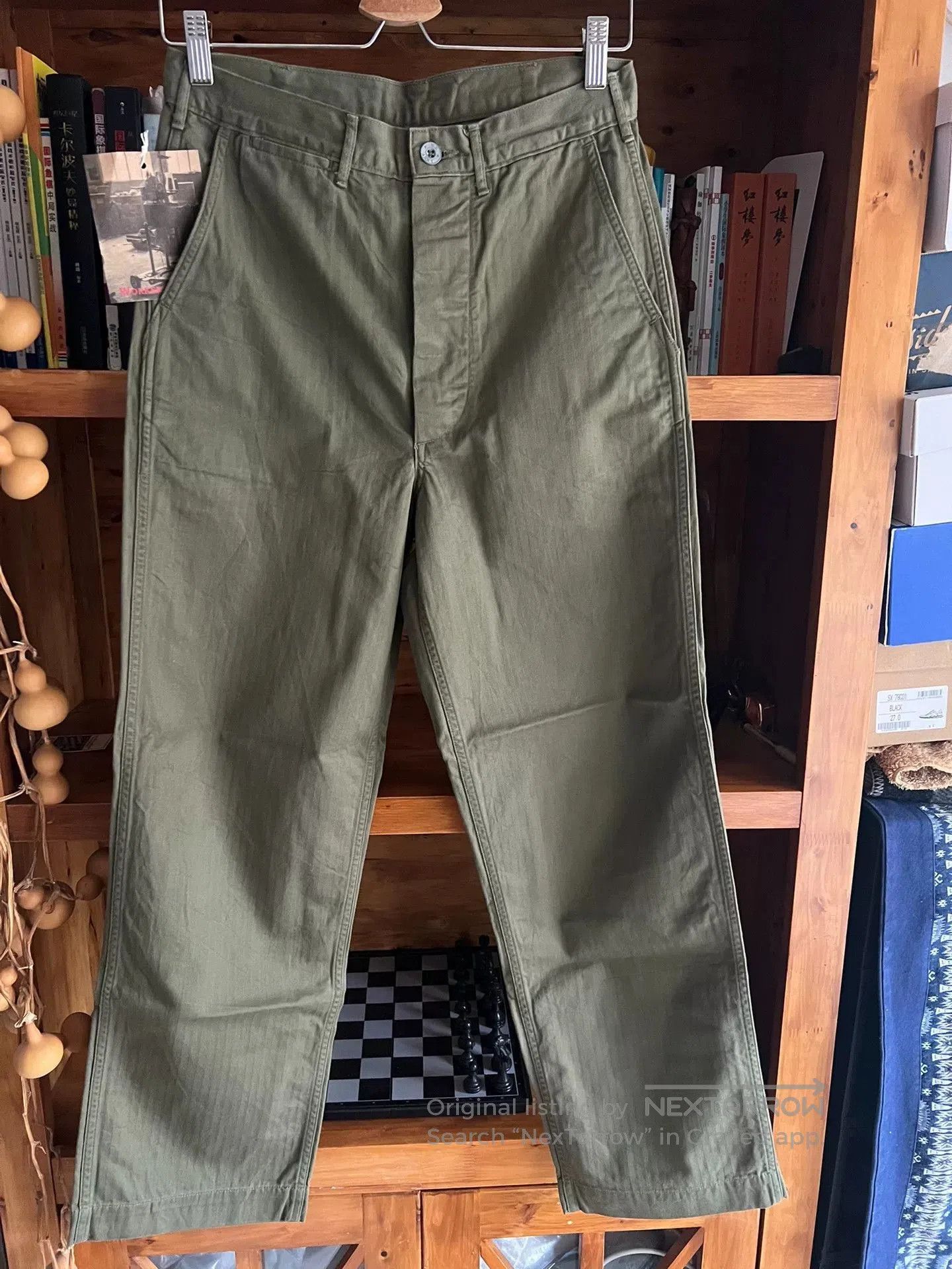 Japanese Brand workers japan military style green pants. Size US 30 / EU 46 - 2 Thumbnail