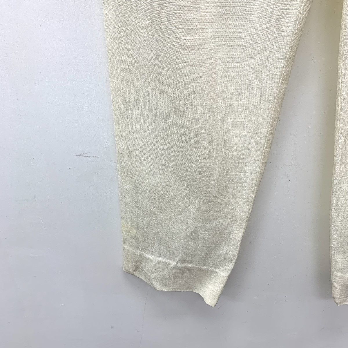 Celine Celine Off-white Zipper Design Casual Pants K26WX Size 26" / US 2 / IT 38 - 5 Thumbnail