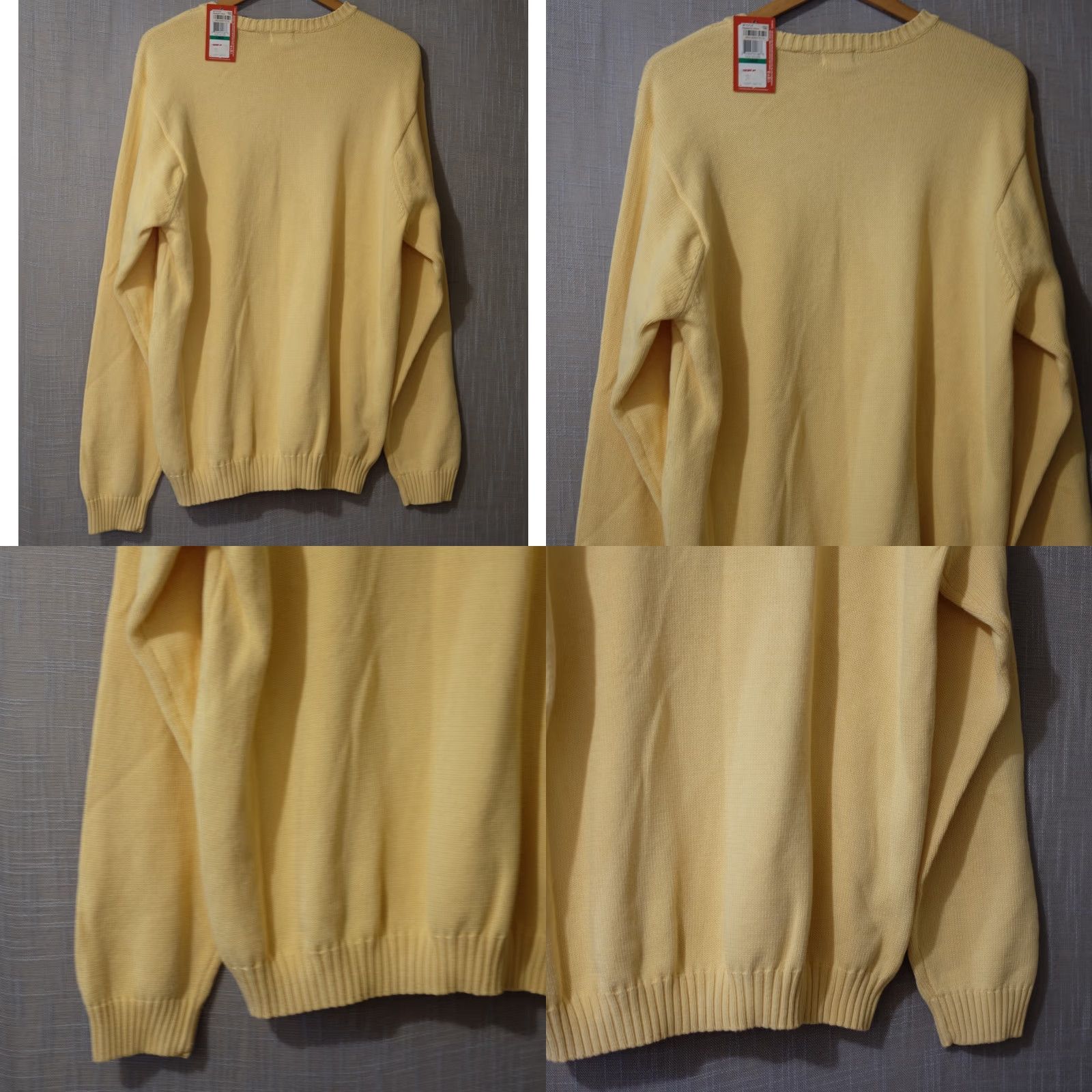 Izod IZOD Yellow Crew Neck Pullover Sweater Men's L Size US L / EU 52-54 / 3 - 8 Thumbnail