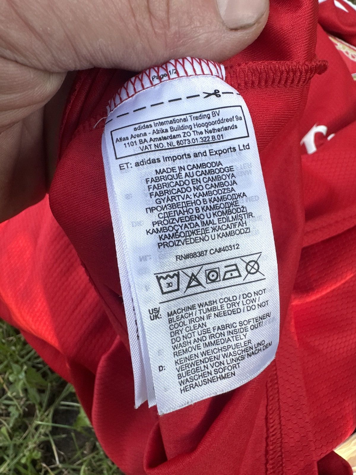 Adidas Arsenal Jersey Nike Size US XL / EU 56 / 4 - 4 Thumbnail