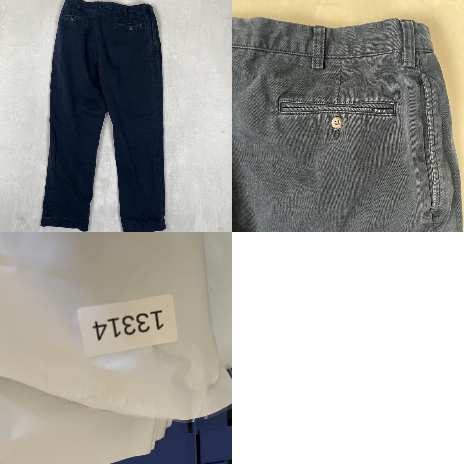 Polo Ralph Lauren Polo Ralph Lauren Ethan Pant Mens 36x32 Blue Pleated Chino Classic Fit Casual Size US M / EU 48-50 / 2 - 8 Thumbnail