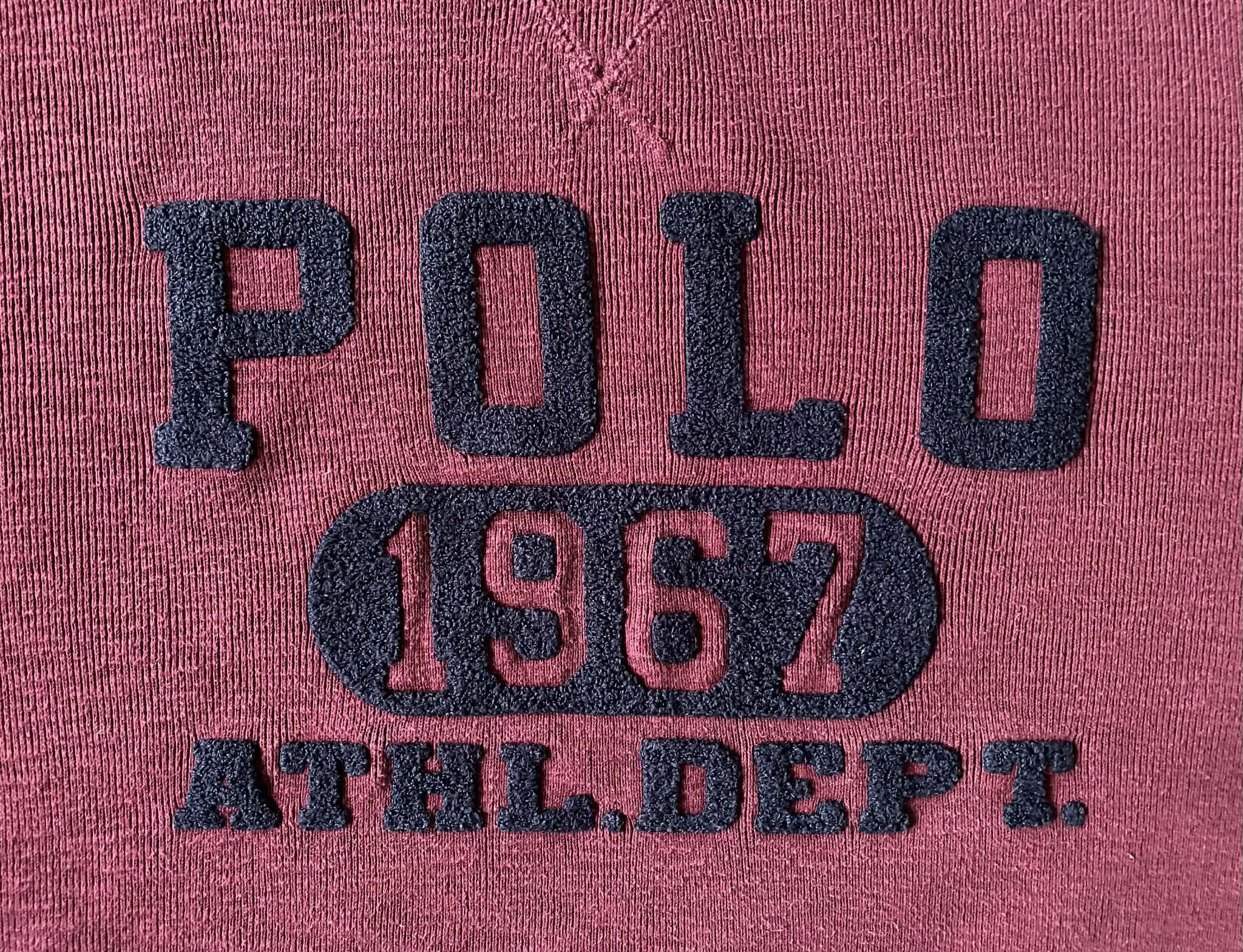 Polo Ralph Lauren Polo Ralph Lauren 3XL Varsity Athletic Dept Burgundy 1967 Size US XXL / EU 58 / 5 - 3 Thumbnail