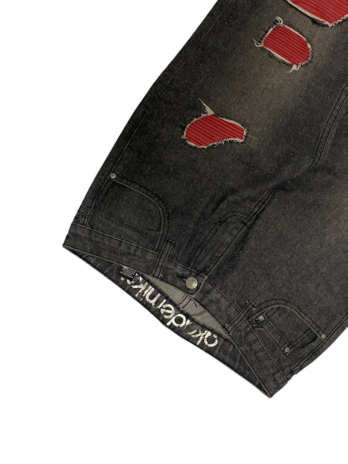 GOSTAR DE FUGA Akademiks Jeans Design Pading Red for Biker Rider Size US 32 / EU 48 - 6 Thumbnail