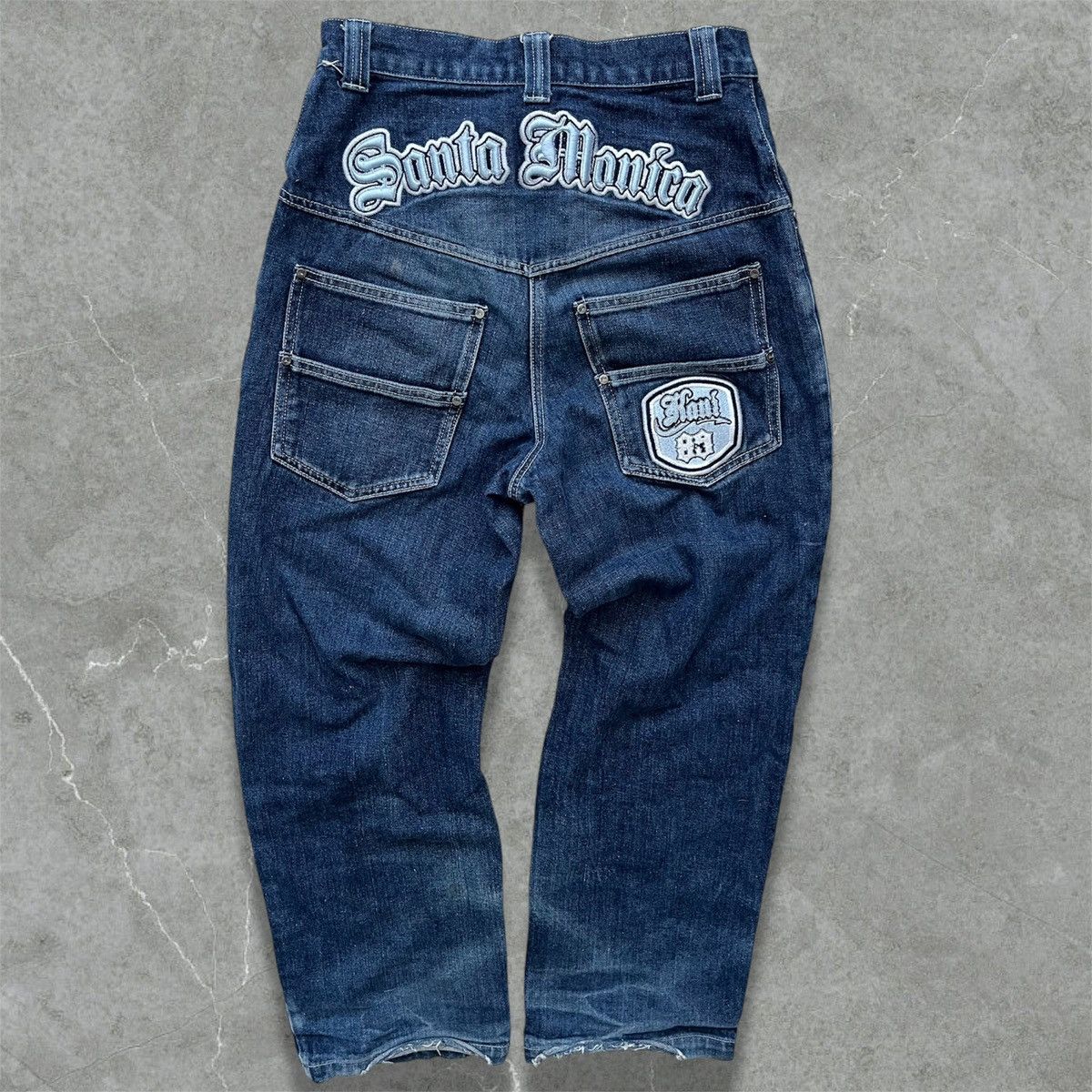 JNCO × Japanese Brand Vintage Baggy Rap sk8 Jnco Style Washed Jeans y2k Size US 28 / EU 44 - 1 Thumbnail