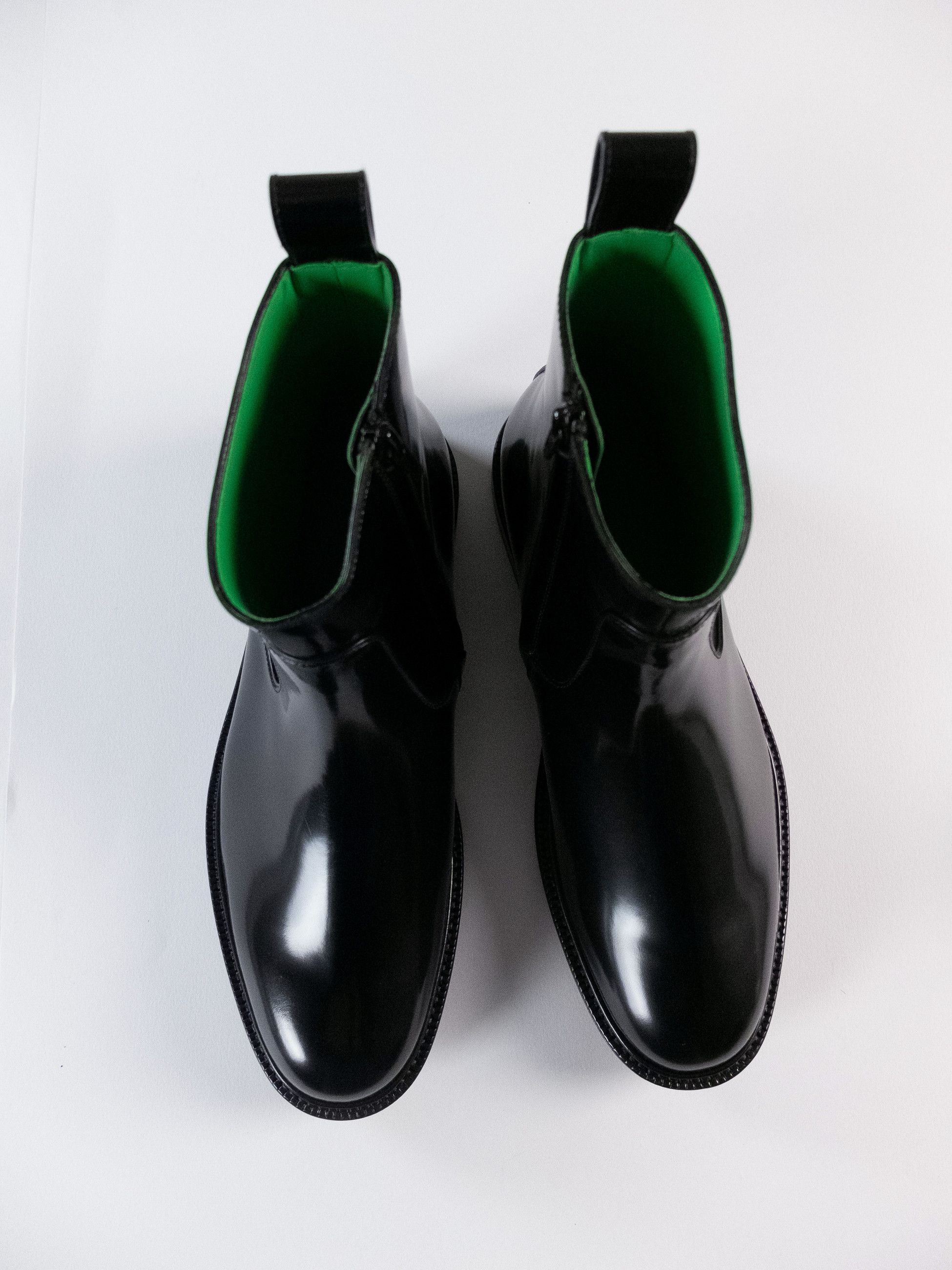 Bottega Veneta BOTTEGA VENETA Okinawa Brush black leather boots 10.5 43.5 Size US 10.5 / EU 43-44 - 2 Thumbnail