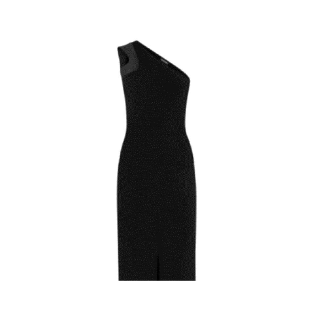 Tom Ford o1loc1c0625 AB3246 Viscose Dress in Black Size XS / US 0-2 / IT 36-38 - 1 Preview