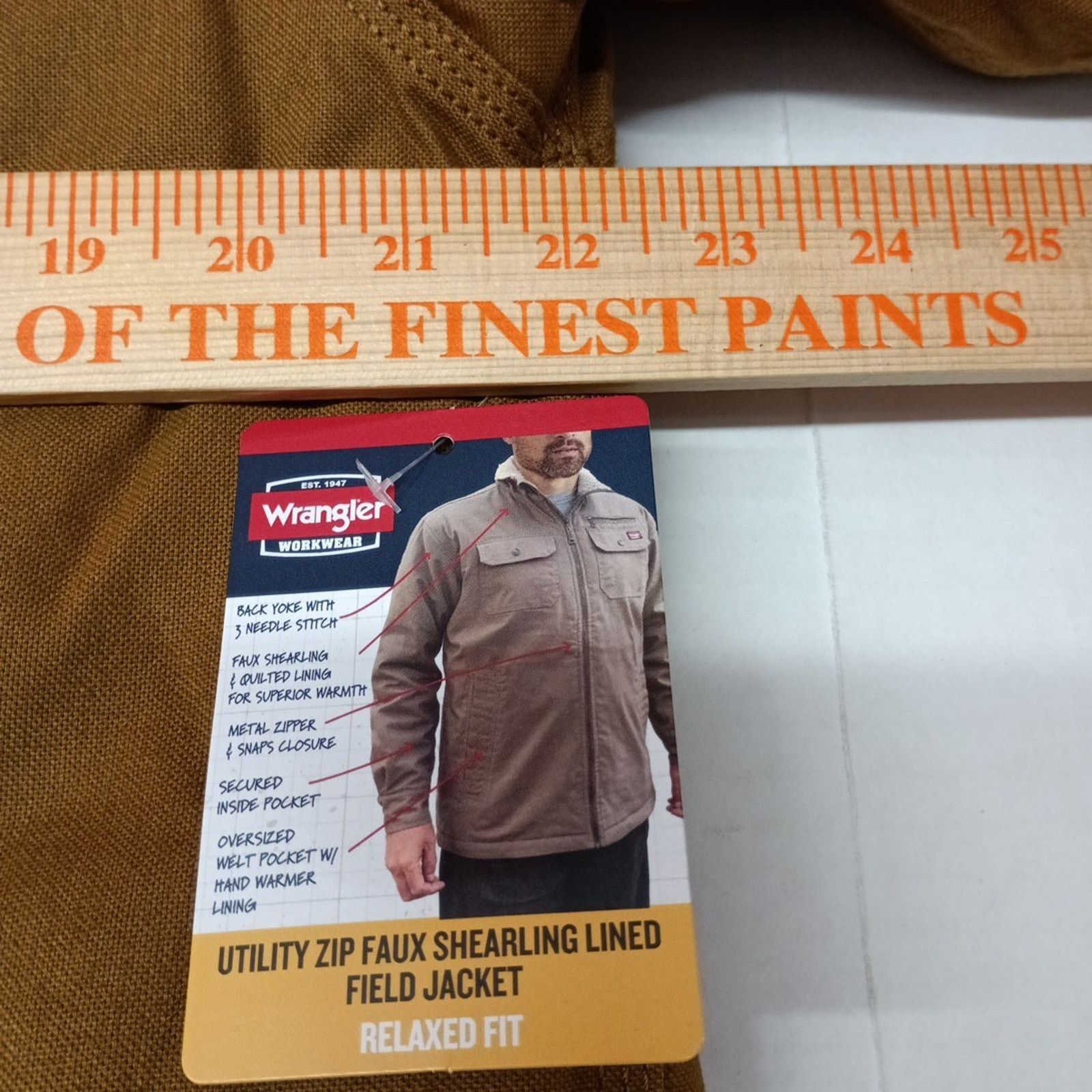 Wrangler Wrangler Sherpa Field Jacket Men's M (38-40) Brown Canvas Size US M / EU 48-50 / 2 - 6 Thumbnail