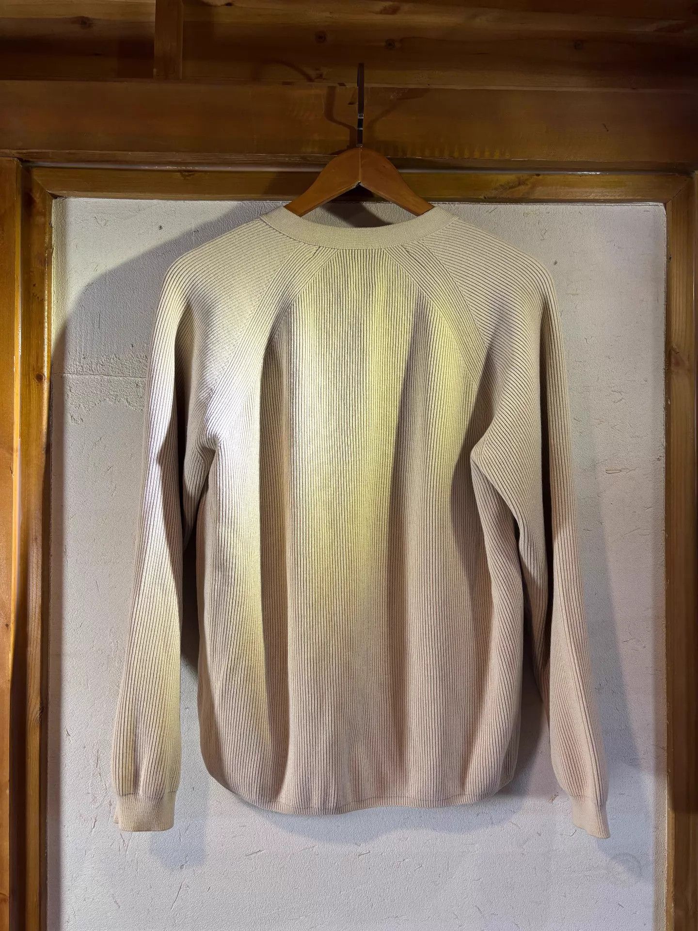 Other batoner wool knit cardigan ivory gray drop shoulder size 3 Size US L / EU 52-54 / 3 - 6 Thumbnail